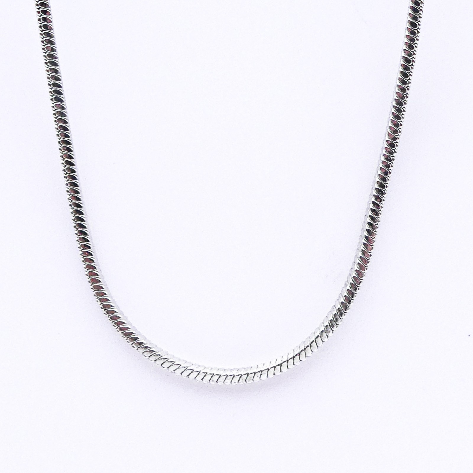 New Silver Toned Adjustable 30″ Snake Chain Stackable Necklace
