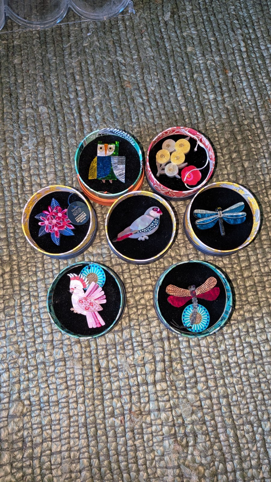 ERSTWILDER BROOCHES