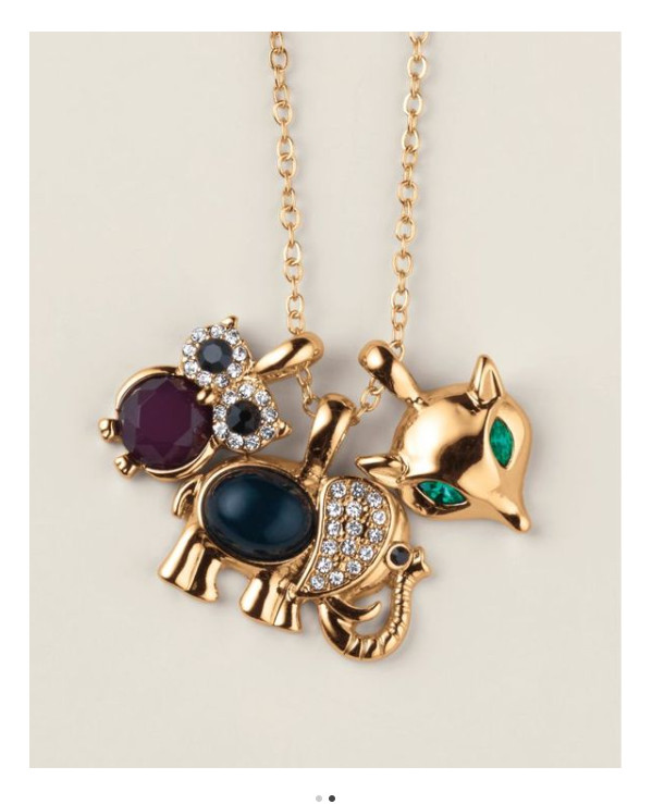 Avon Studio 1886 Wild Wisdom Pendant Necklace-New In Box