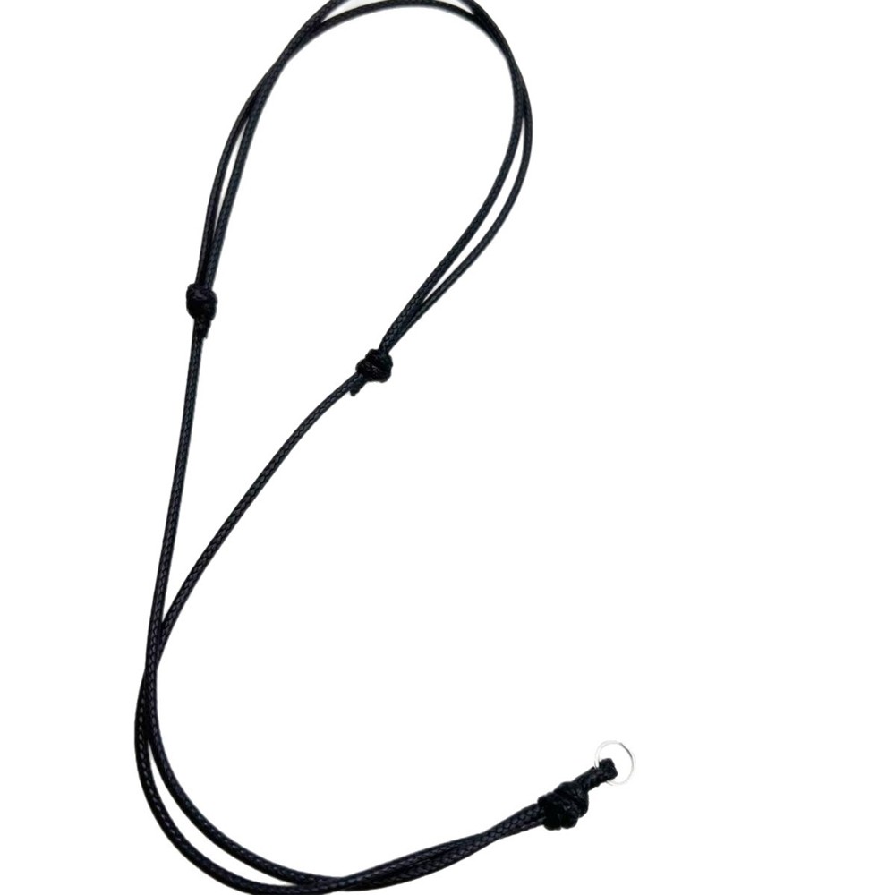 10PCS Necklace String Necklace Cord Black Adjustable Leather Rope Necklaces for