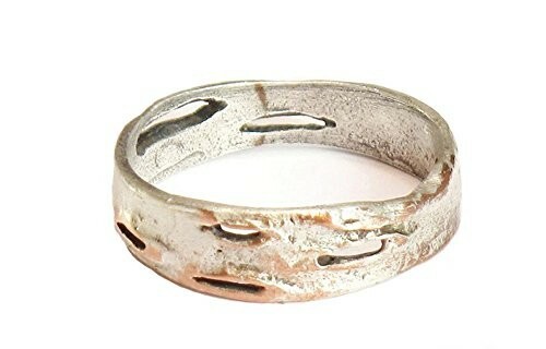 MICHAEL MICHAUD Wide Birch Bark Ring SPECIFY SIZE 5,6,7,8,9,10,11 #8362