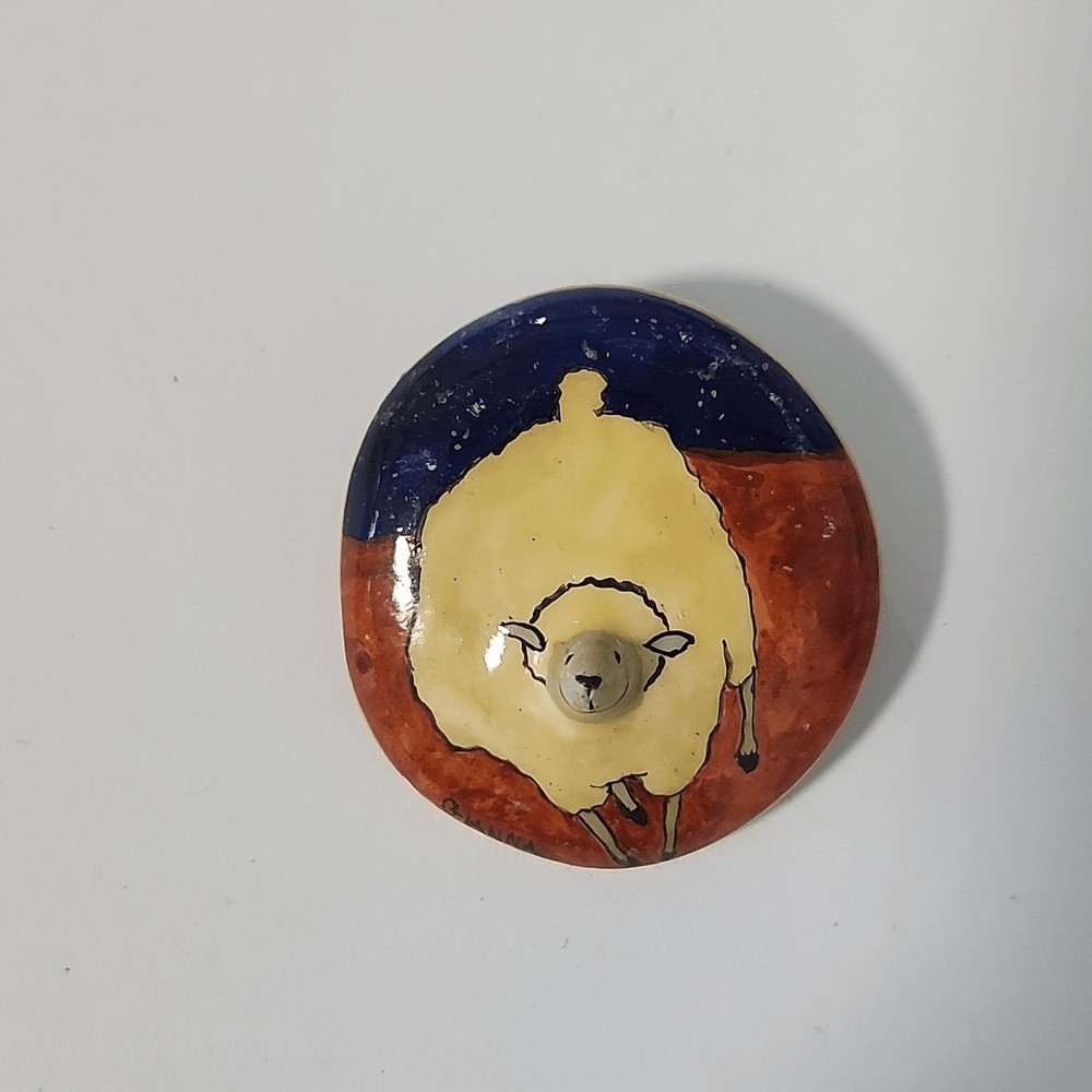 Handcrafted Sheep Brooch