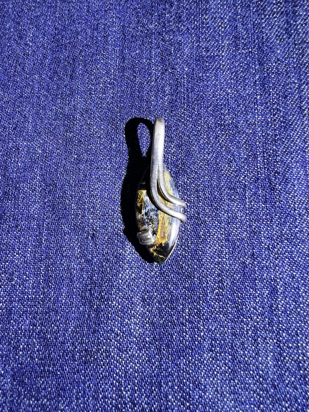 Pietersite Marquise Pendant