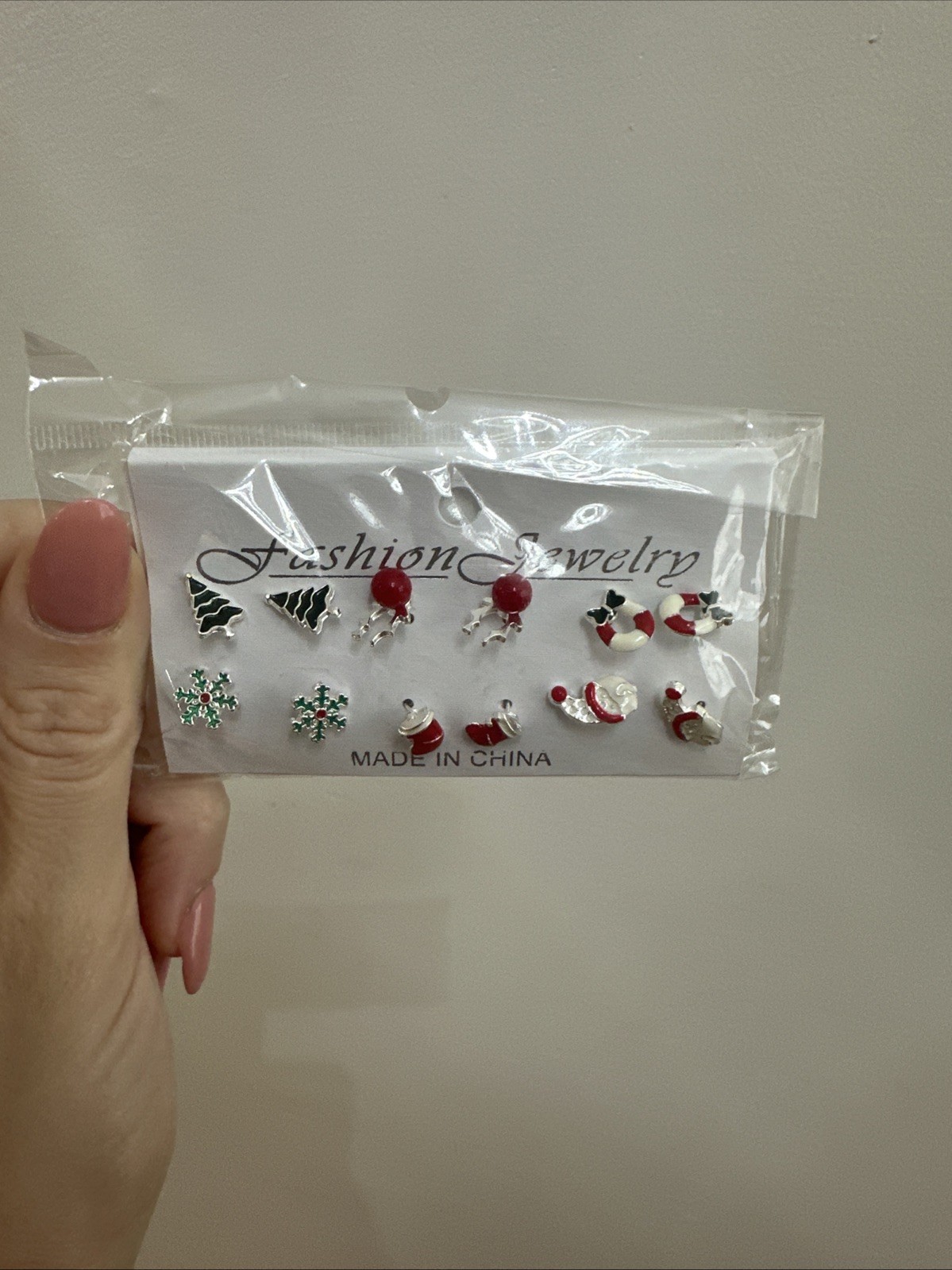 Set of 6 Christmas Earrings – New