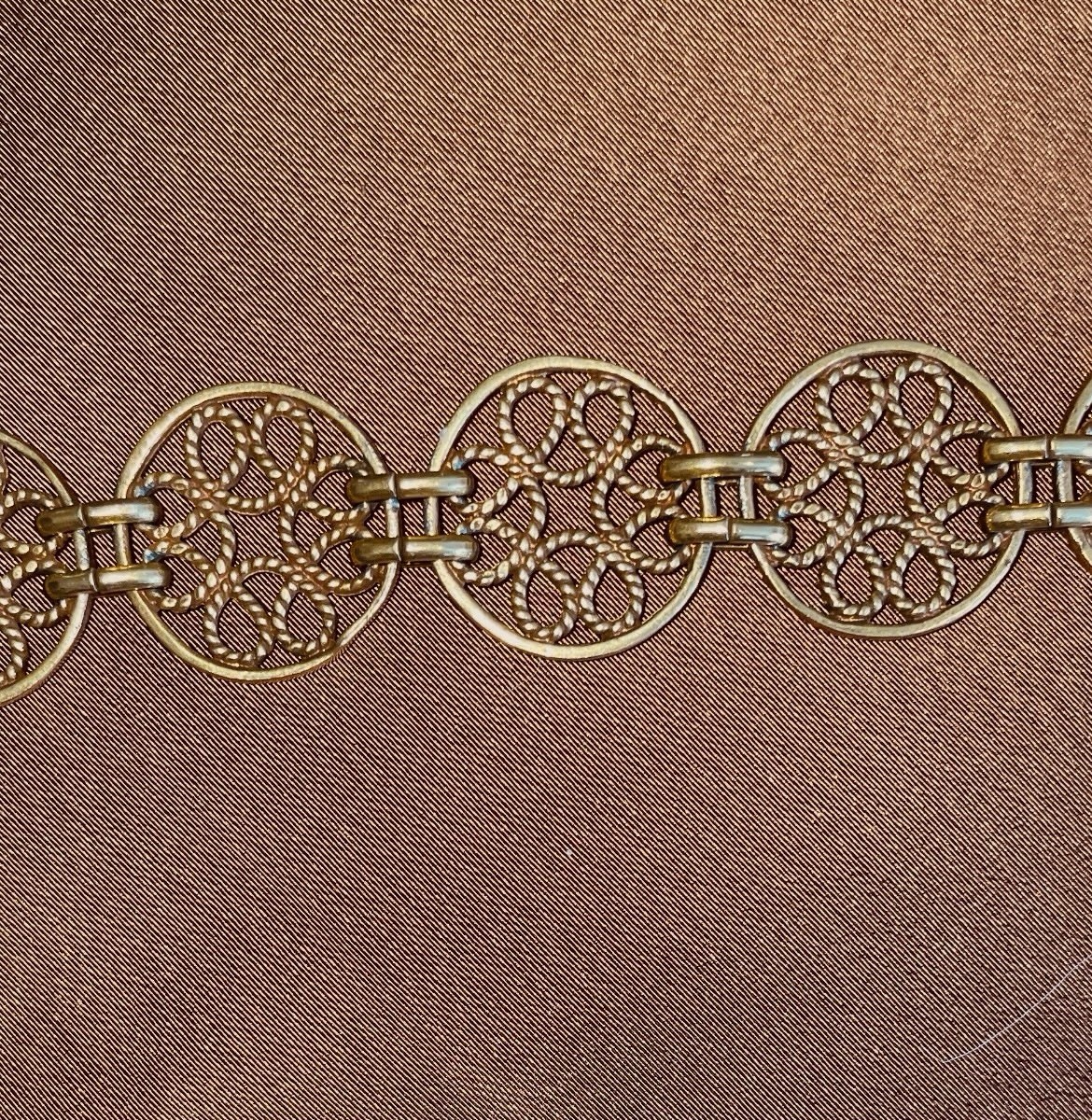Renaissance Fair-Themed Bronze Necklaces and Matching Earrings