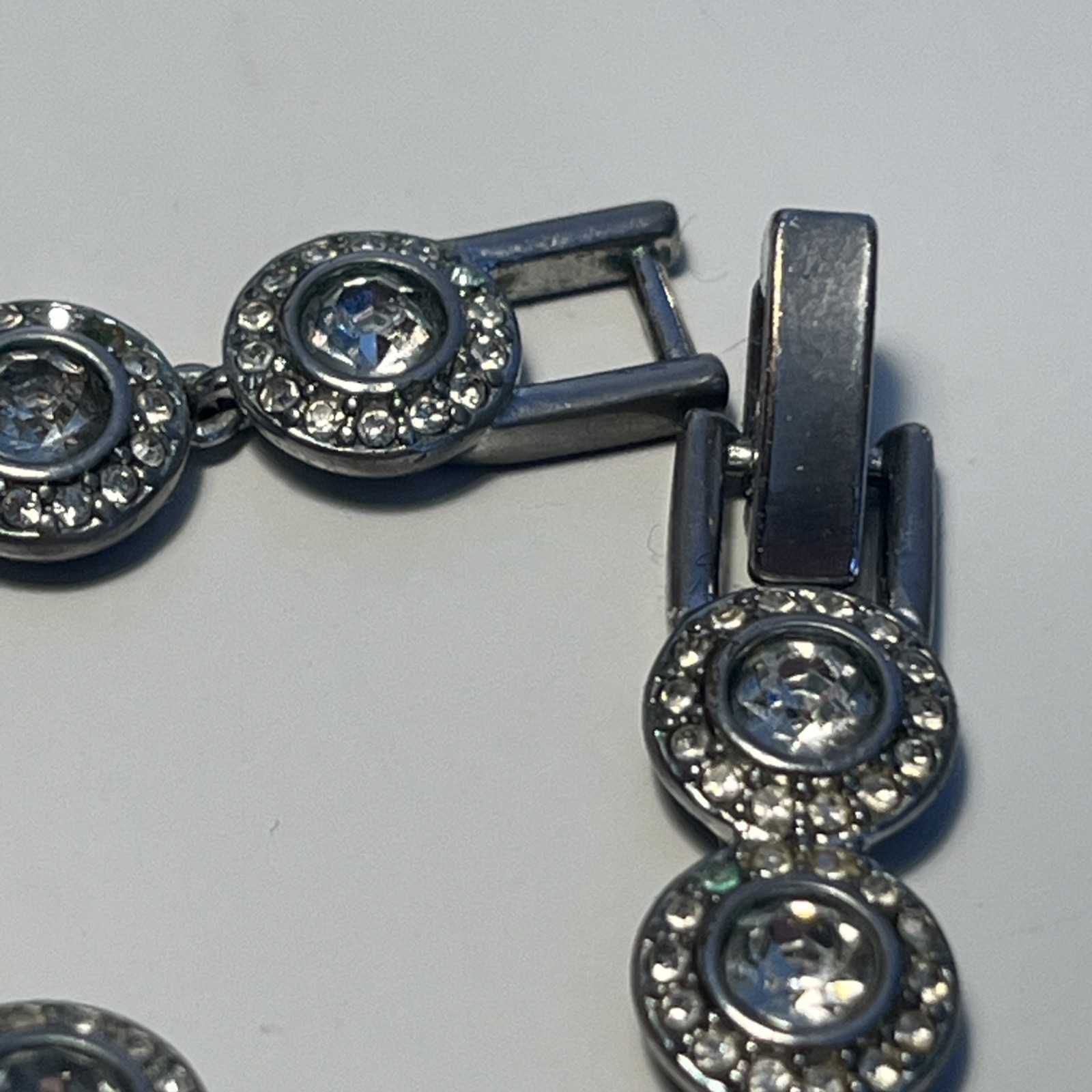 Swarovski Angelic Necklace – Rhodium Plated – READ DESCRIPTION (Damaged/Parts)