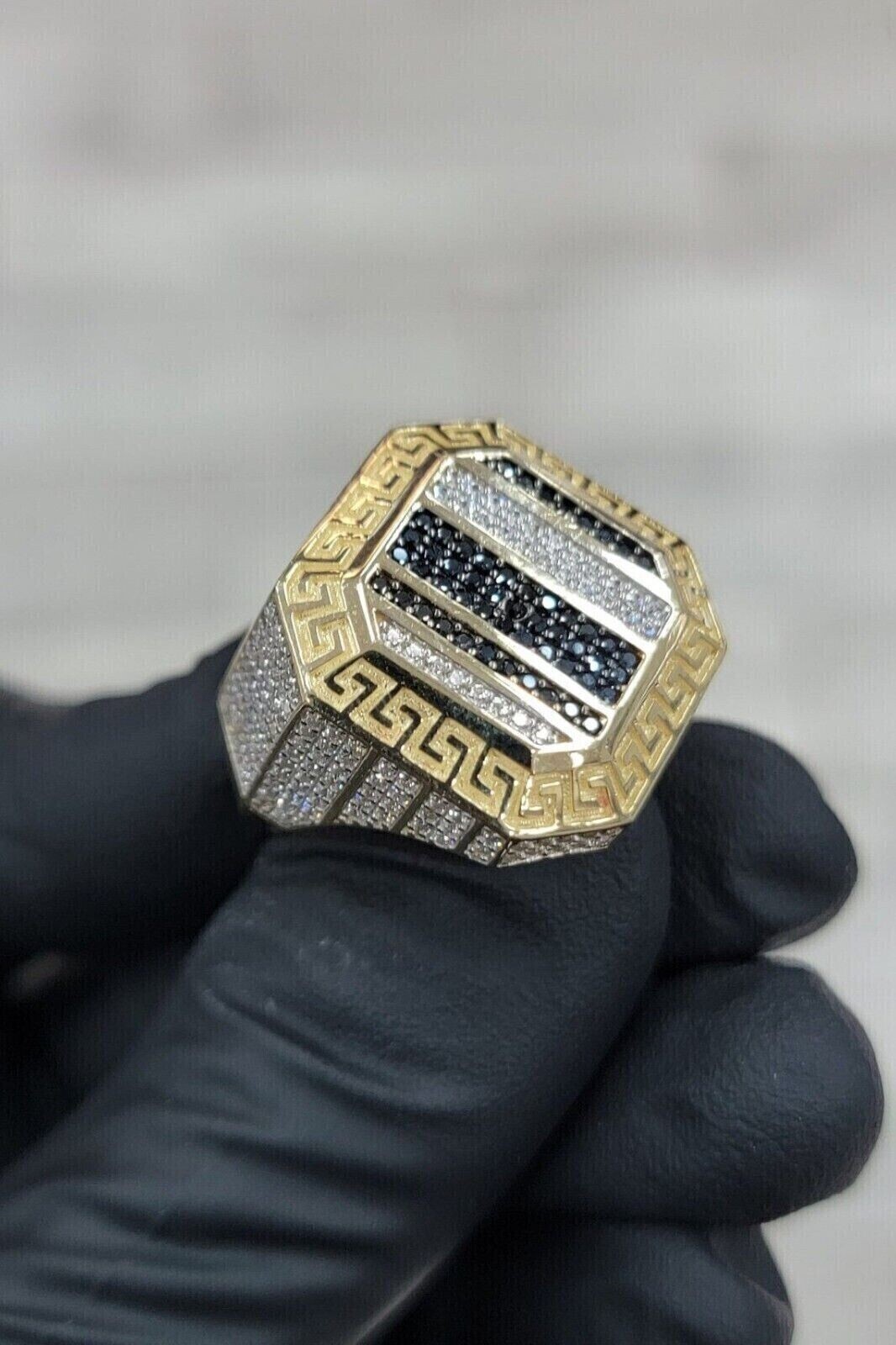 14K Yellow Gold Plated 2.50Ct Round Lab Created Diamond Men’s Wedding Band Ring