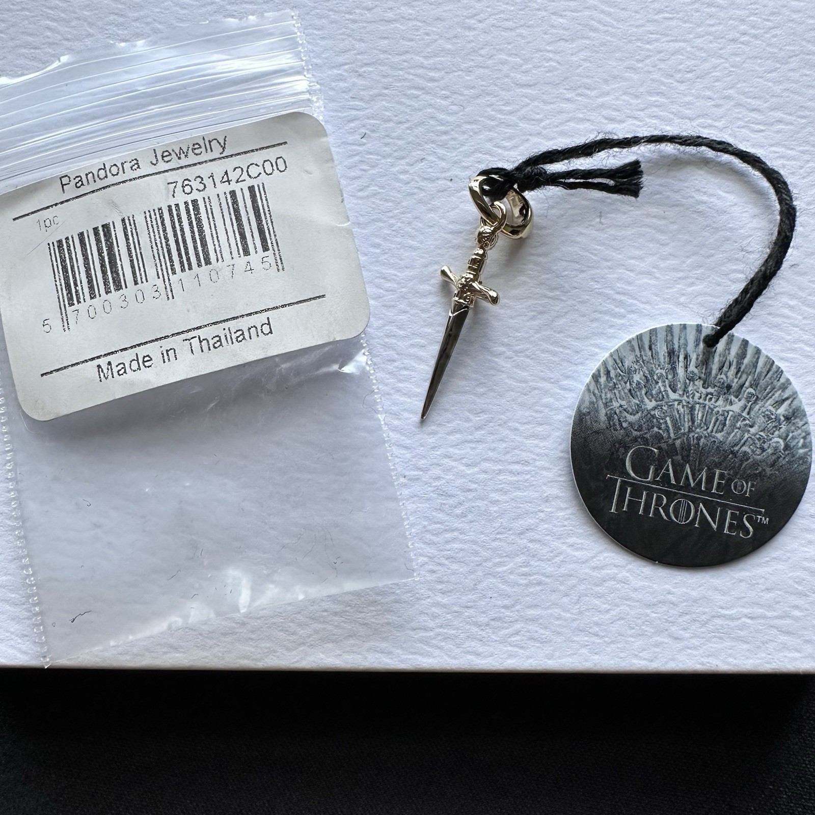 Pandora Game of Thrones Needle Dangle Charm #763142C00 * RETIRED * NEW *