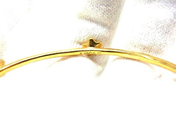 Excellent Condition COACH Coach Rhinestone Bracelet Bangle Accessory for Women G