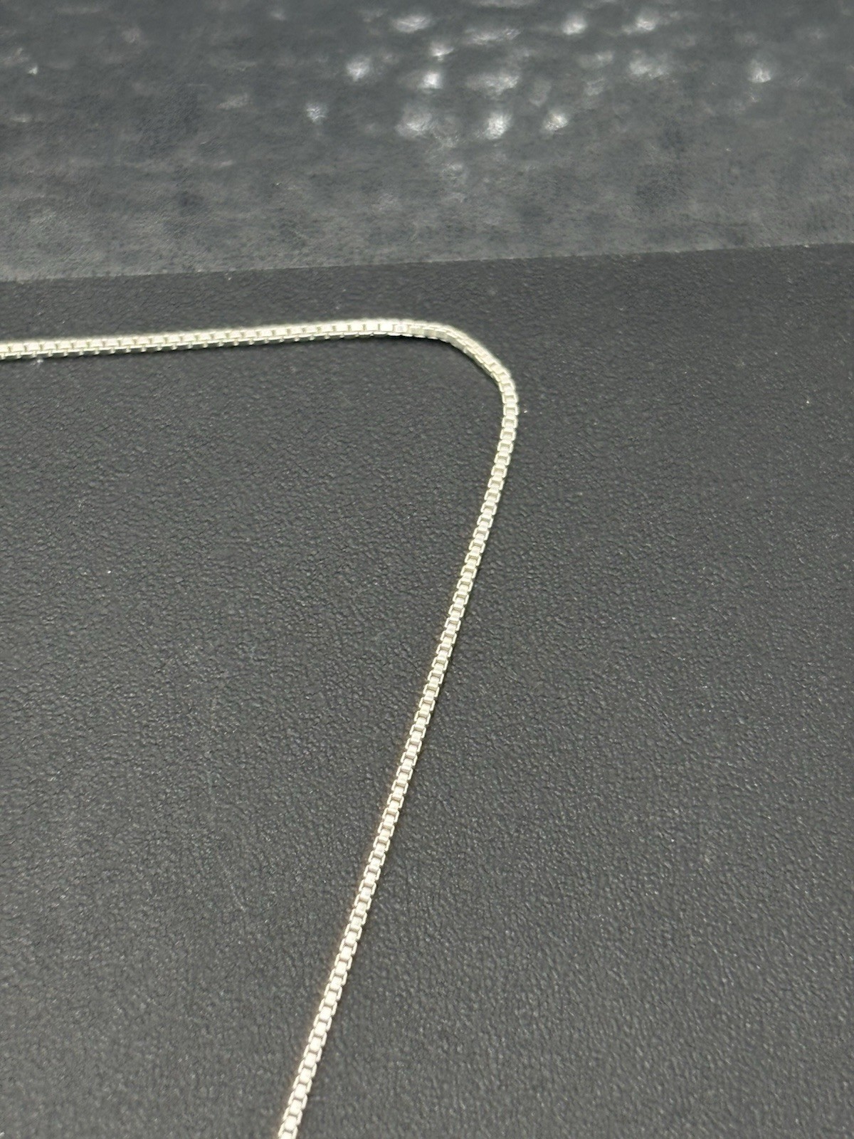 18″ Sterling Silver Cubic Zirconia Ladder Pendant Necklace 4 Grams F17