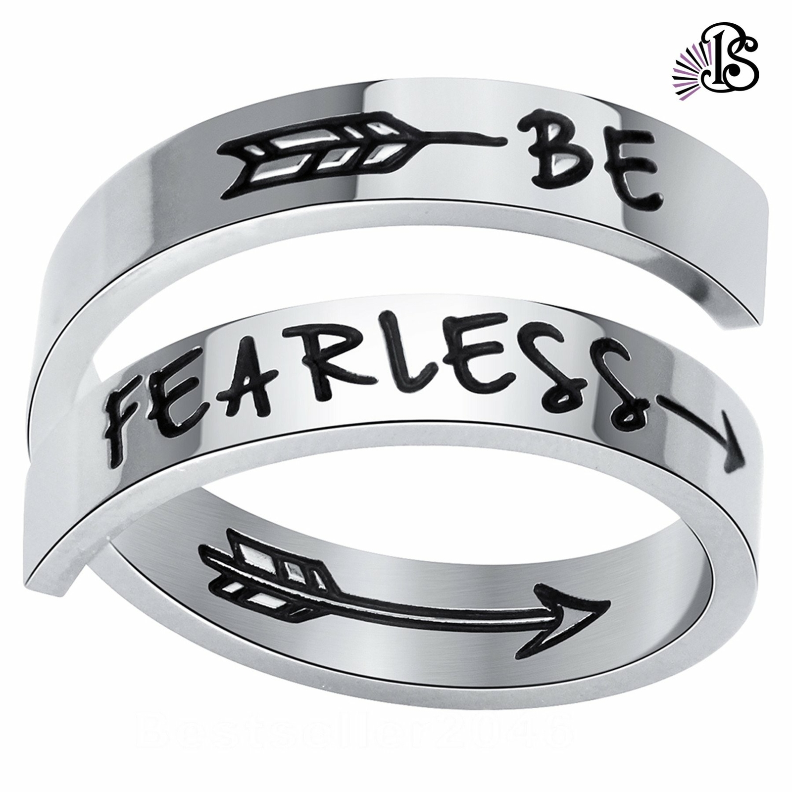 Women Arrow Knot Inspiration Adjustable Stackable Thumb Open Ring Statement Band