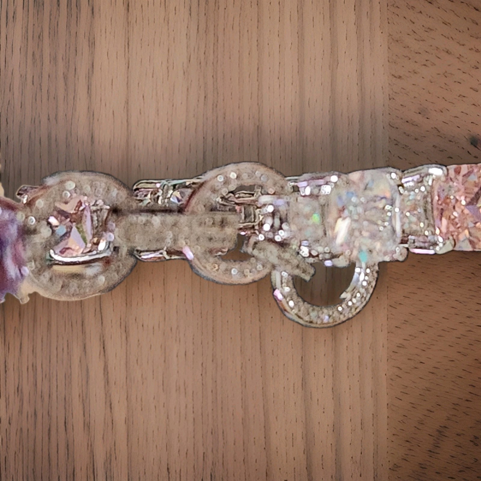 Multi-Color Zirconia Rhodium Plated Barclet 35.45 Ctw Size 7