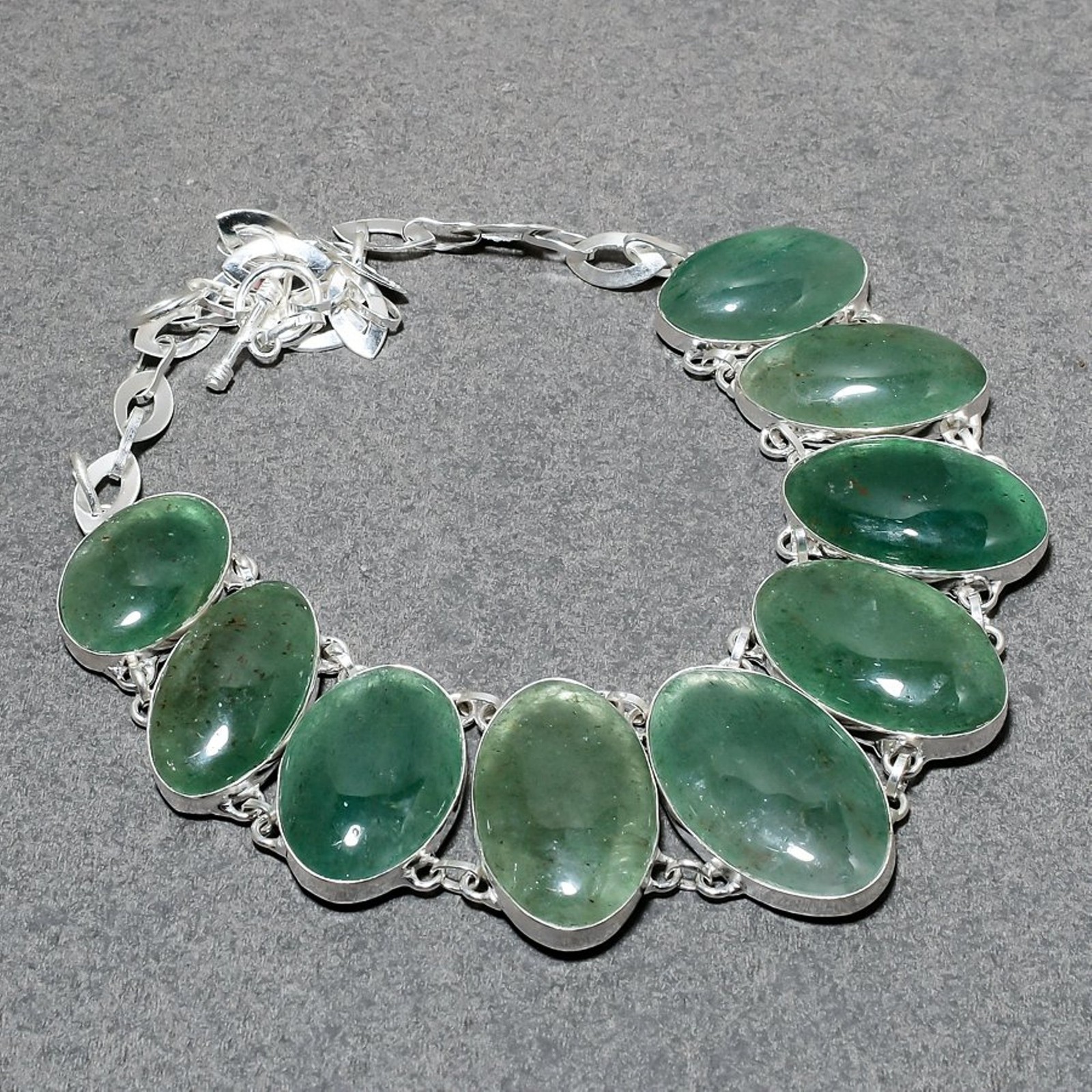 Aquamarine Oval Shape Gemstone Fashion Gift Jewelry Handmade Necklace 18″ SR 531