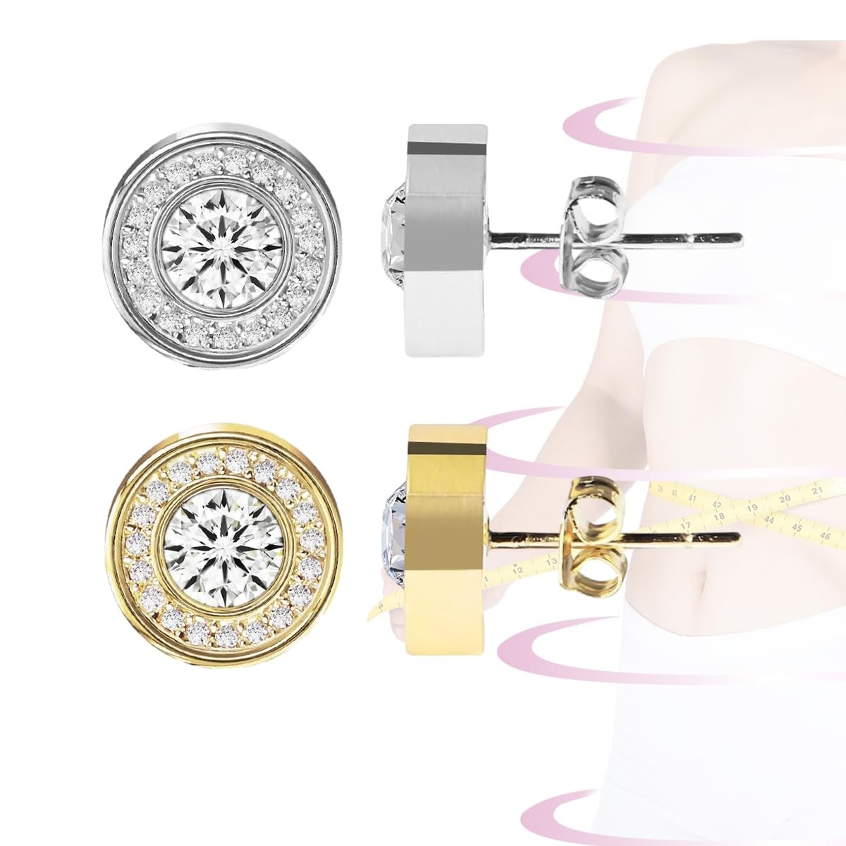 Lymphvity Therapy Earrings for Women, Lymphatic Halolux Lymphvity Germanium E…