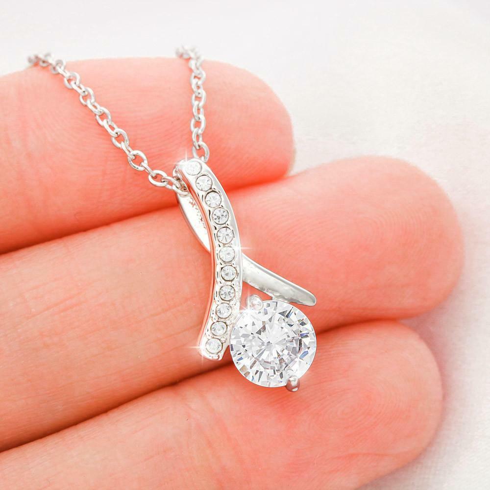 To My Daughter Necklace, Daughter Father Necklace, Daughter Gift from Mom