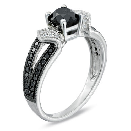 🔥 Solid 925 Sterling Silver Black Onyx Cz Pave Ring Engagement Wedding Band NEW