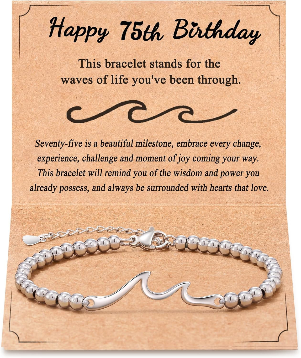 Birthday Gifts for Women, Through The Waves of Life, Birthday Bracelet for Women