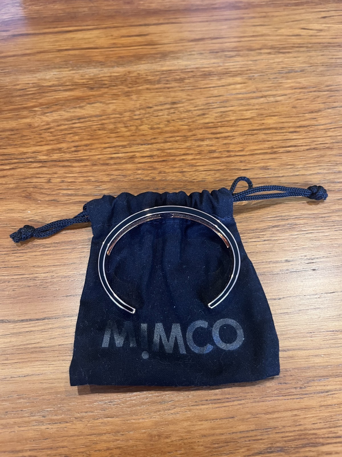 MIMCO Rose Gold Open Cuff Bracelet – Brand New