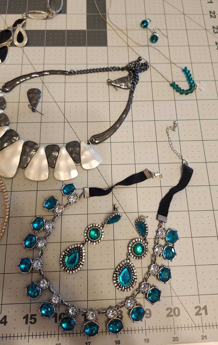 Costume Necklaces and Earrings, Coldwater Creek and Boutique, 1990s-early 2000s