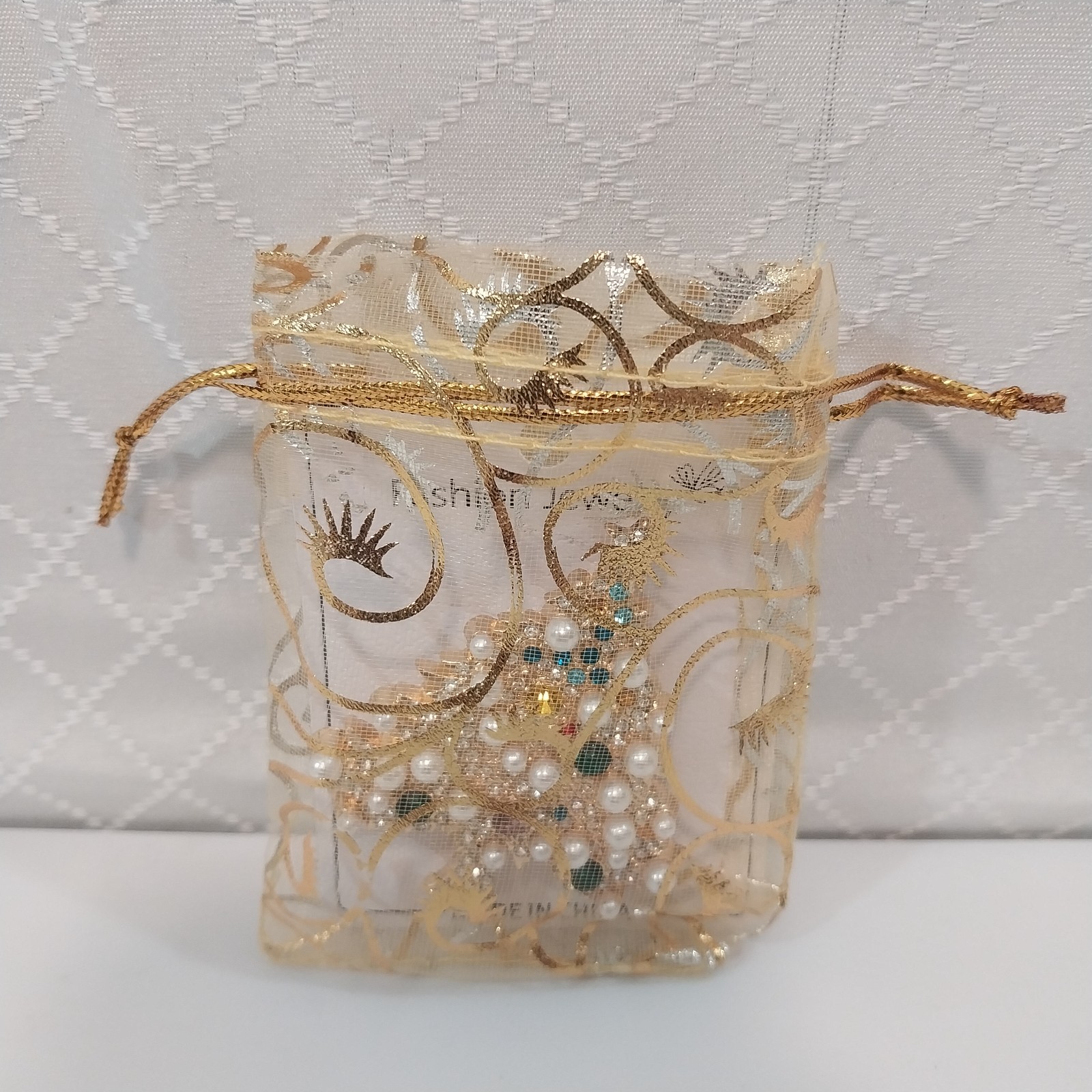 Christmas Tree Brooch Pin 2.25 in w/ decorative gift bag