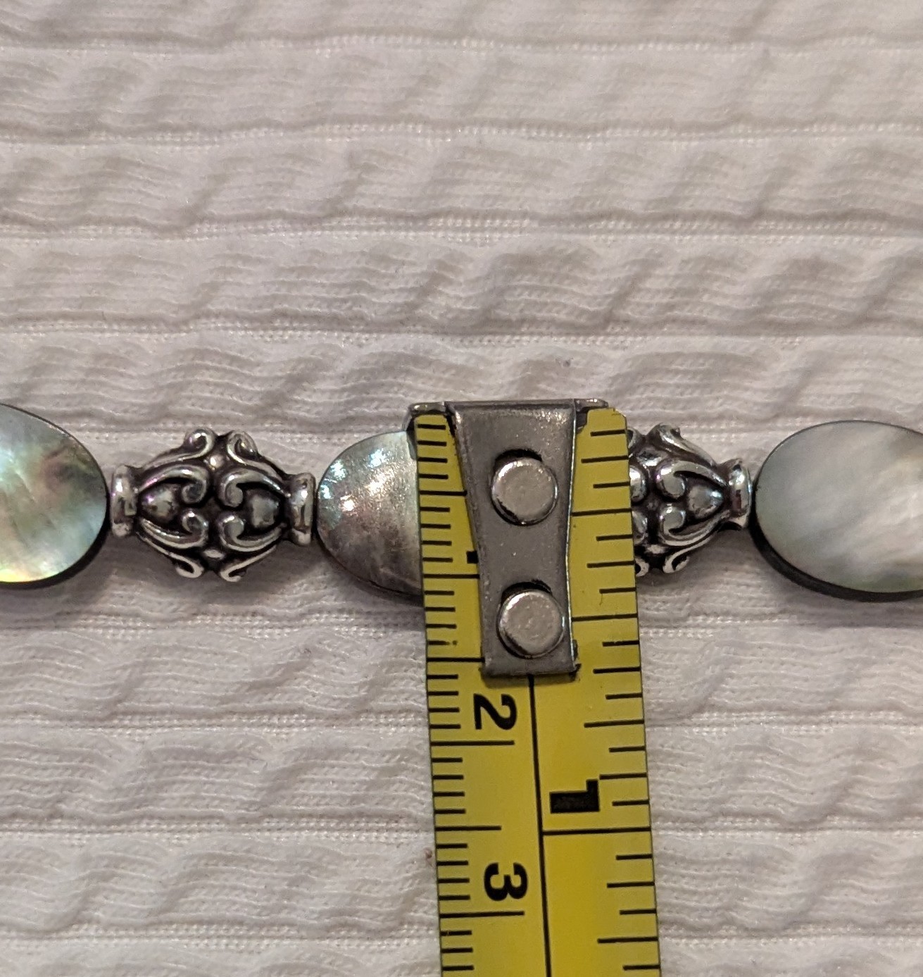 Brighton Mother of Pearl Necklace Beaded Necklace 15-17 Inches