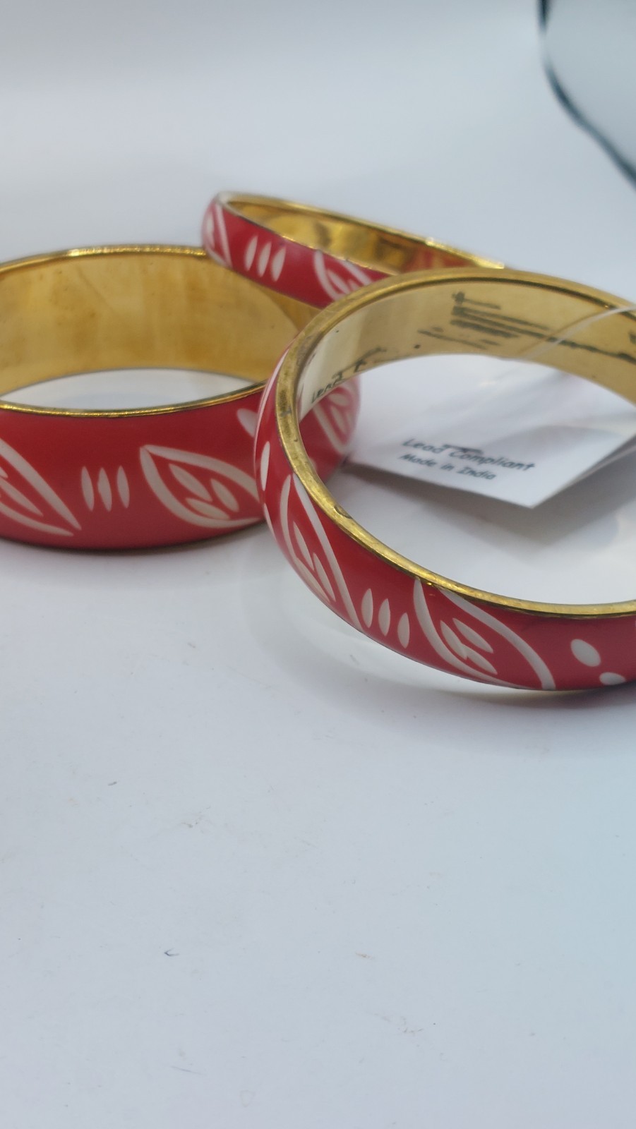 Lot 5 Summer Bangles Red White Yellow Green NWT