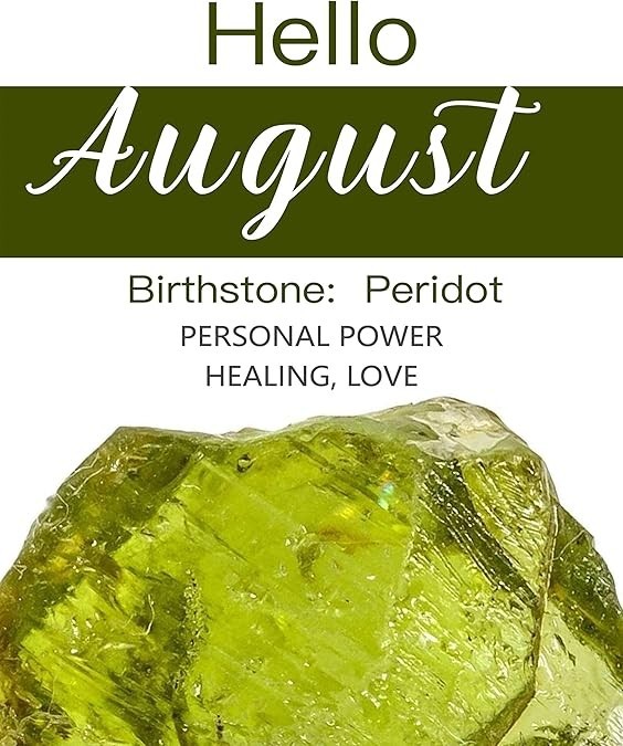 Genuine Birthstone Necklace for Women, Heart Love 08-August Birthstone