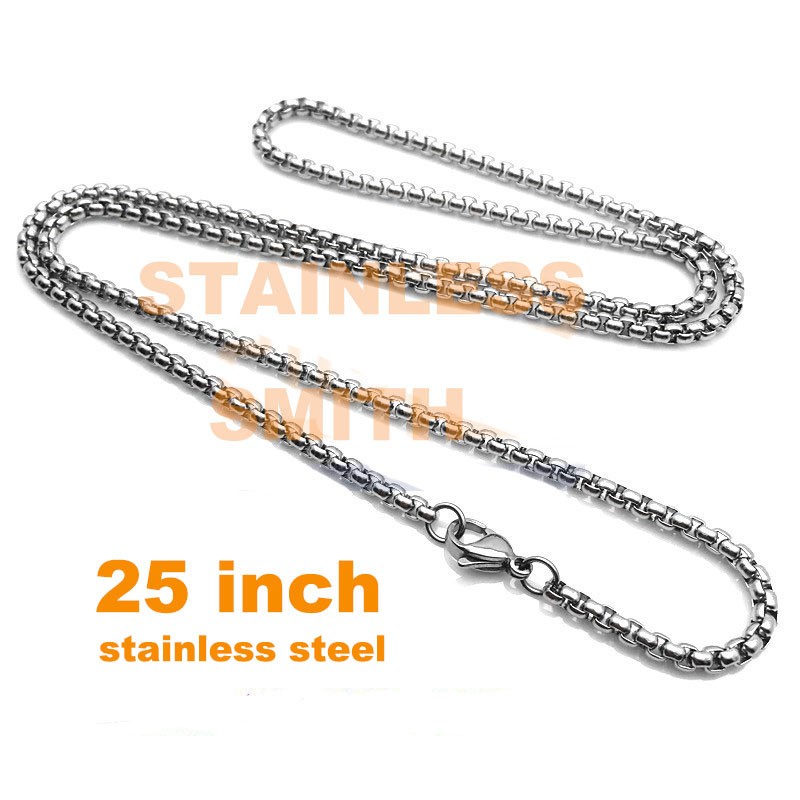 SMITH Mens Womens Fashion Peace Sign Symbol Pendant Necklace Stainless Steel