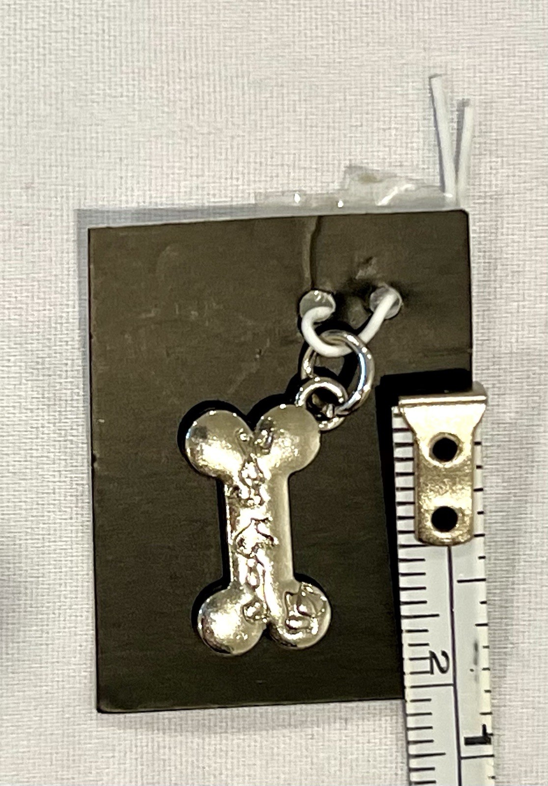 Doggie Bone 3/4” Charm Pendant With Loop