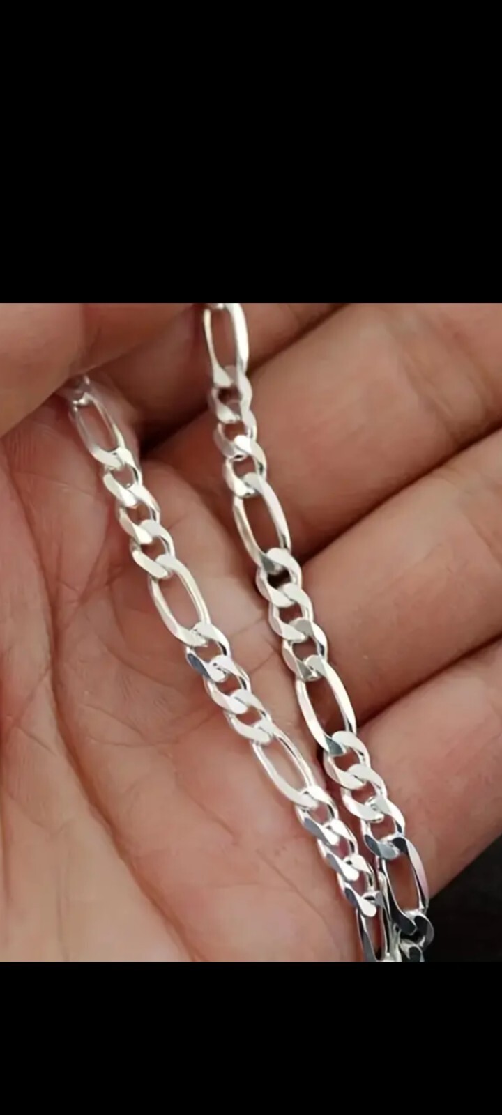 Premium 925 Silver Plated Adjustable Length O Shaped Chain