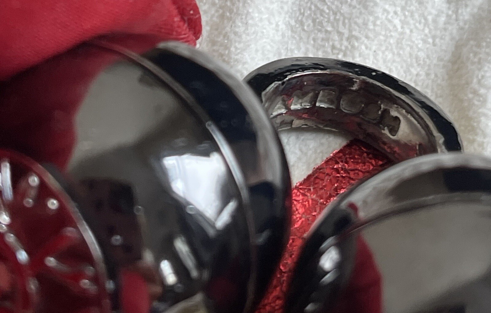 AMBUSH OVERSIZED EYE GOT BALLZ EYEBALSS DOUBLE RING SIZE 7