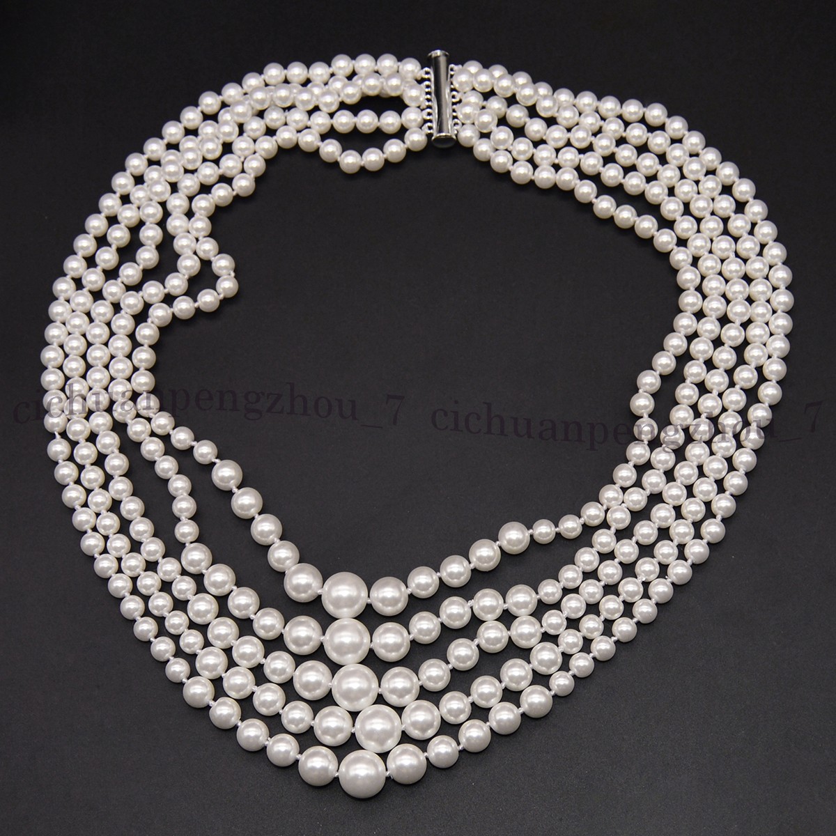 Fashion Jewelry 8/10mm Gemstone Round Beads Tortoise Pendant Necklace 18”