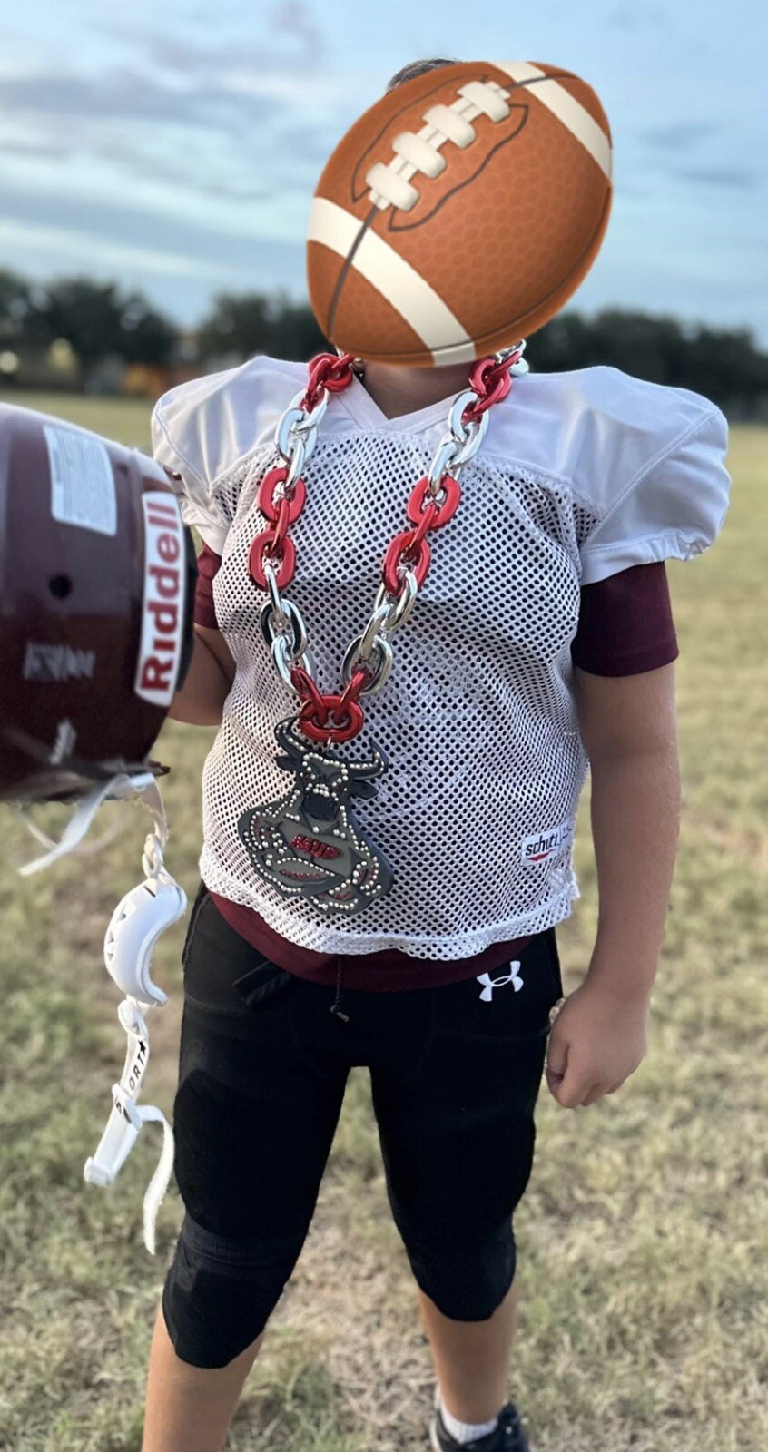 Custom Sports Team Fan Chain School Logo Necklace Pendant MVP Oversized Turnover