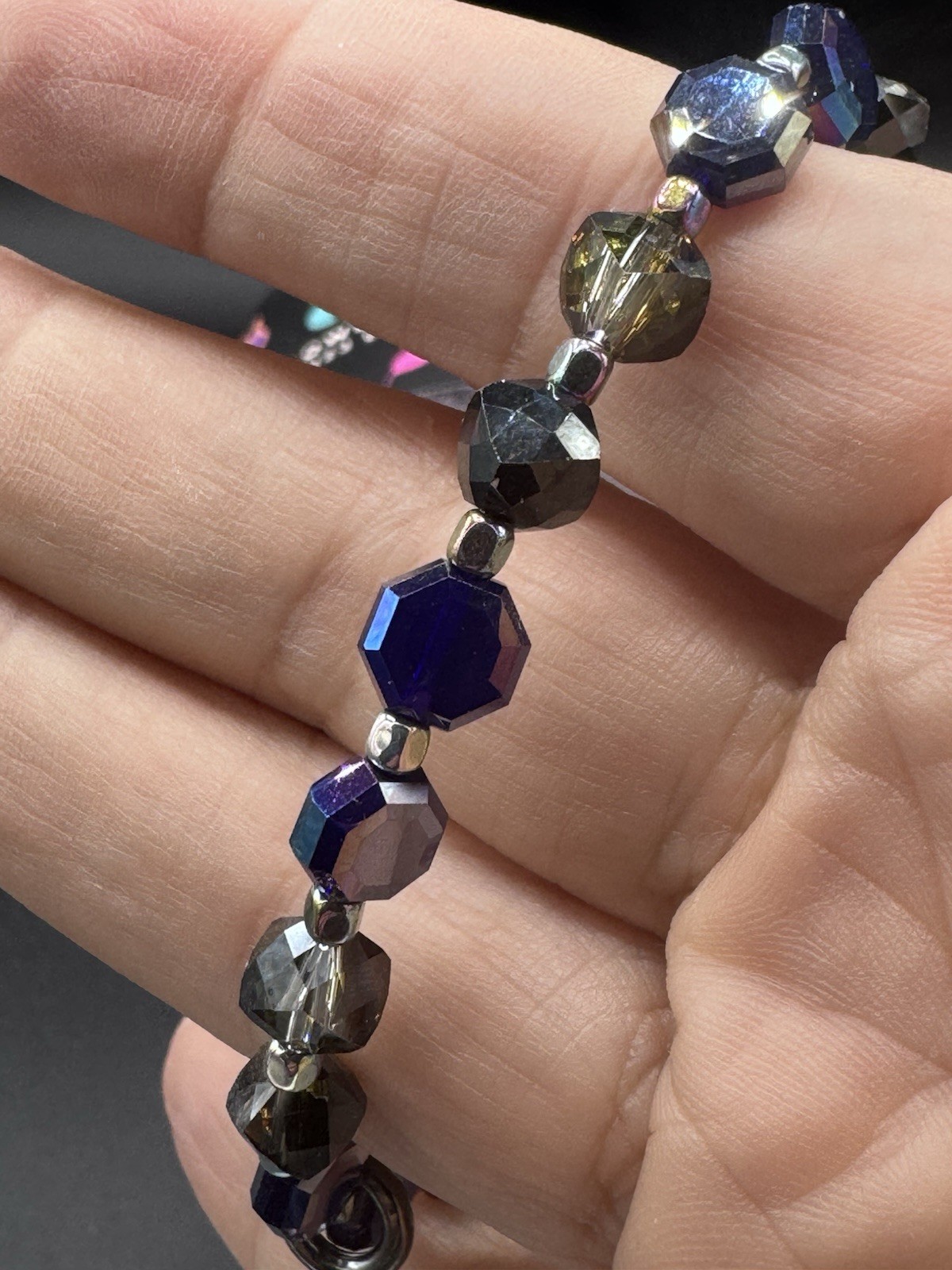 Bomb Party Halloween Stackable 4-Bracelet Set, Charm, Hematite Plated, RBP6275