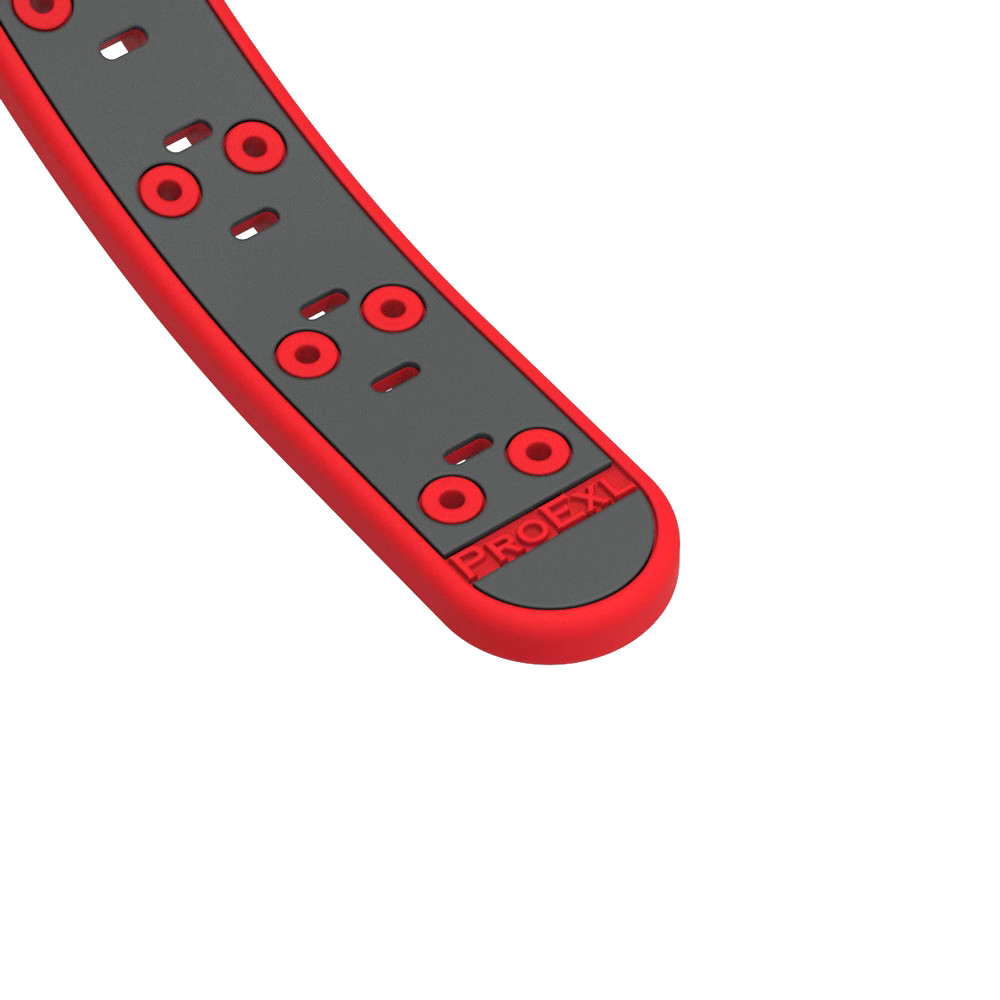 PROEXL 18K SPORTS MAGNETIC BRACELET – WATERPROOF – BREATHABLE STRAP – RED – GRAY