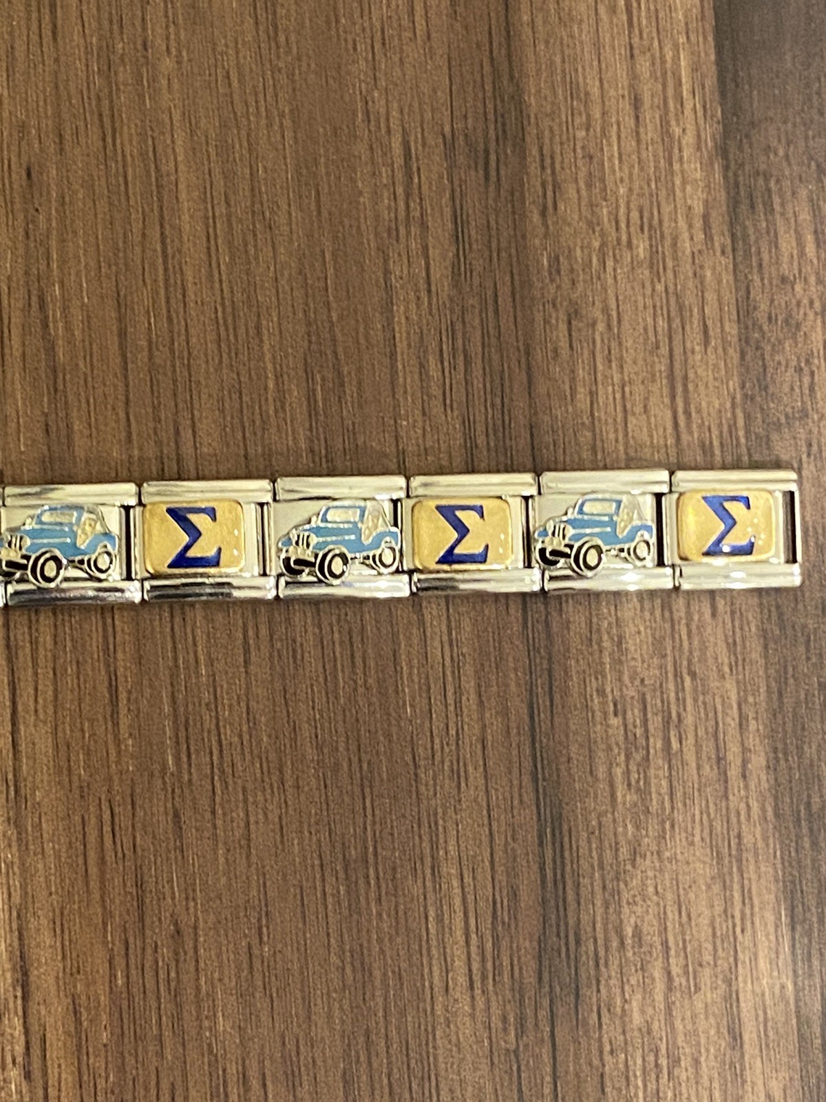 19 Charm Jeep *Completed Bracelet * Italian Charm New