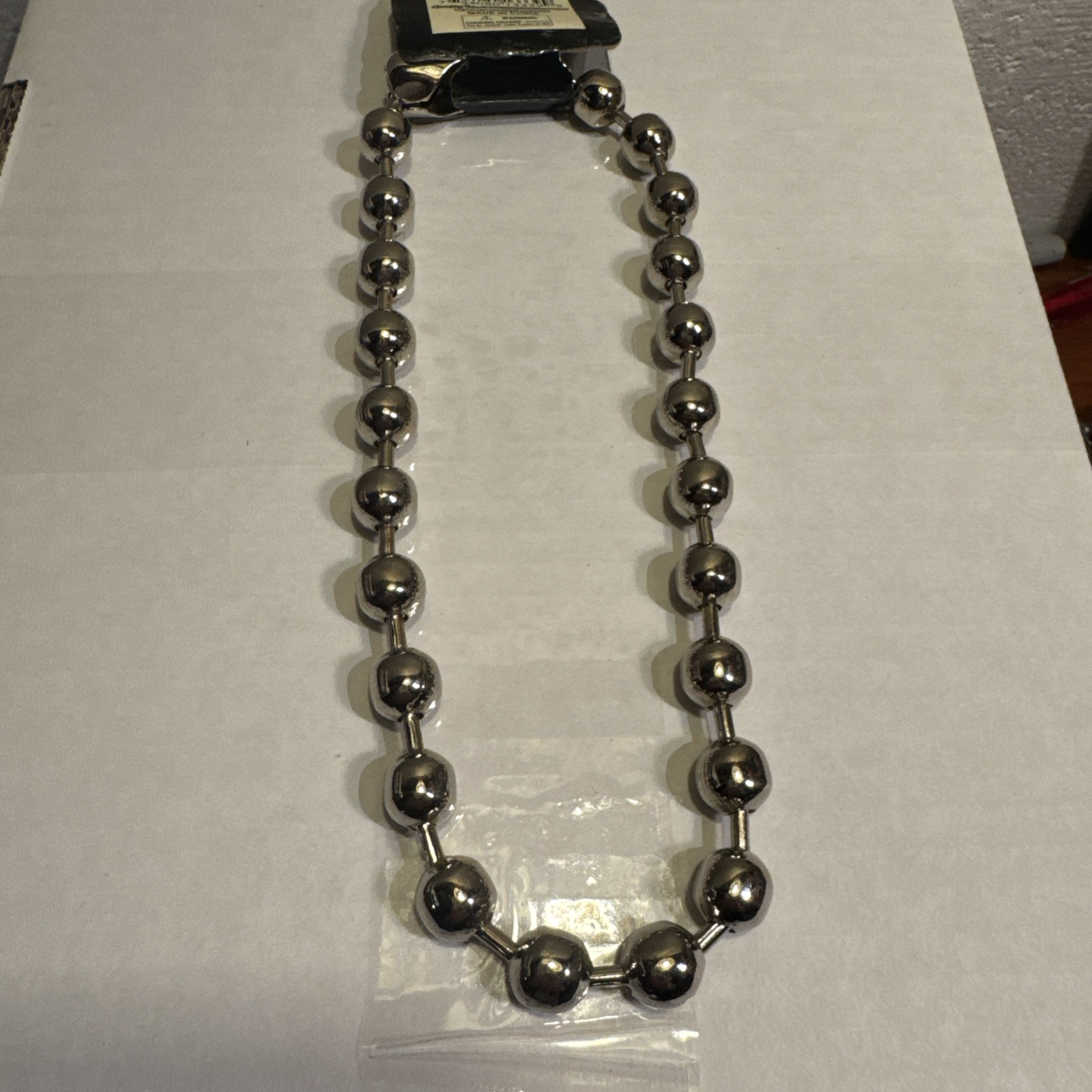 Vintage 2005 Novelty Inc Next Generation 18″ Heavy Chunky Ball Chain Necklace