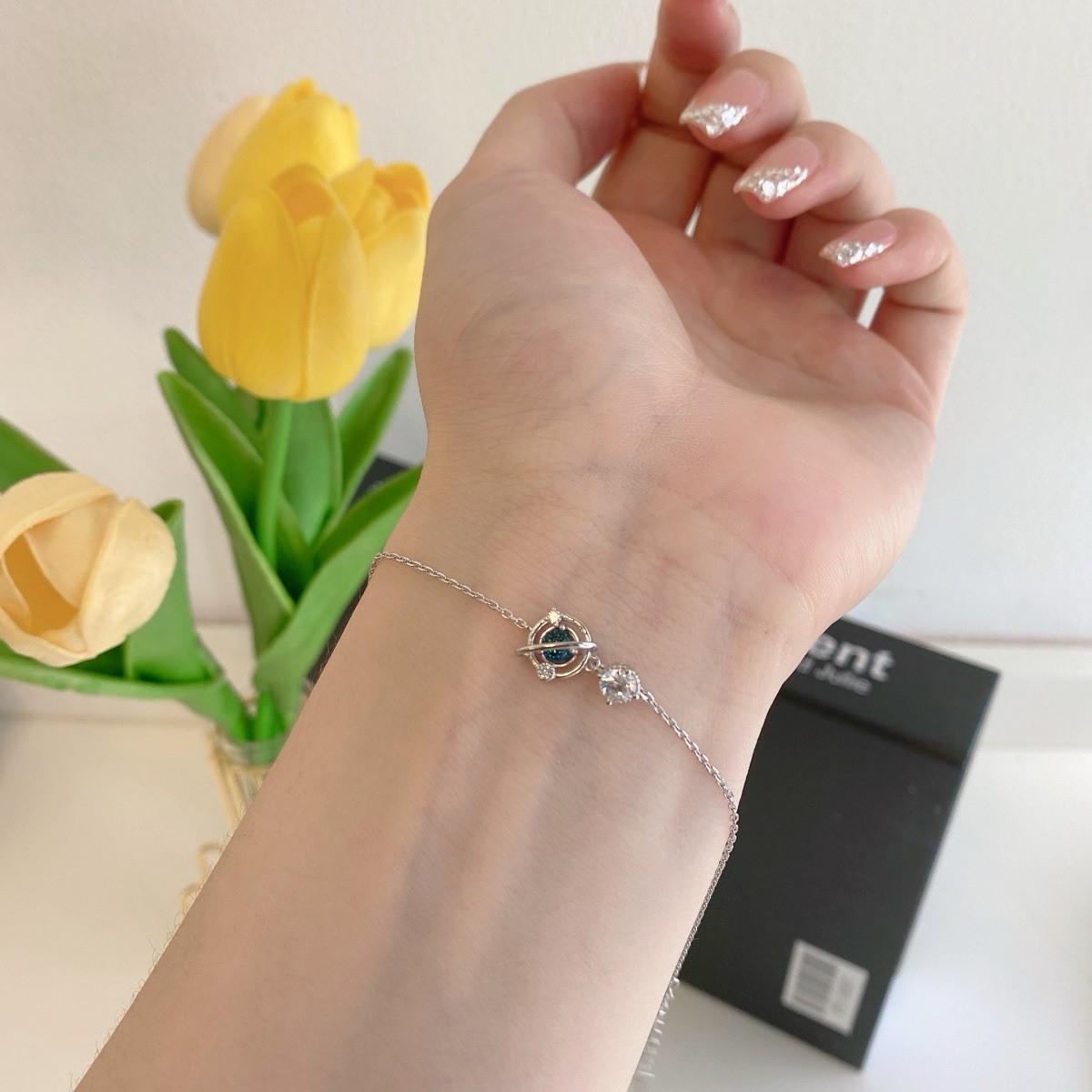 Planet Silver Bracelet/s9251/giftforher/