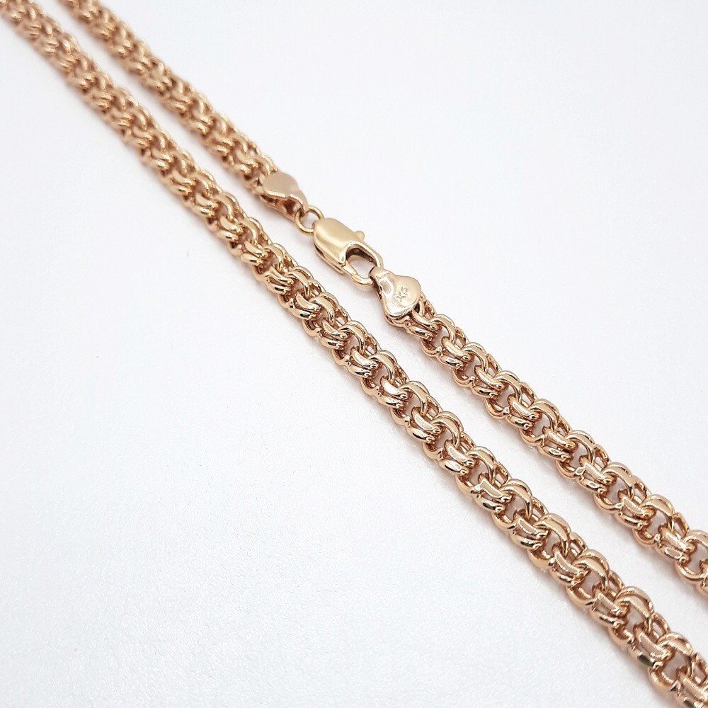 necklace chain Xuping/Bismark 60 cm long; 5 mm wide; water resistant; hypoallerg