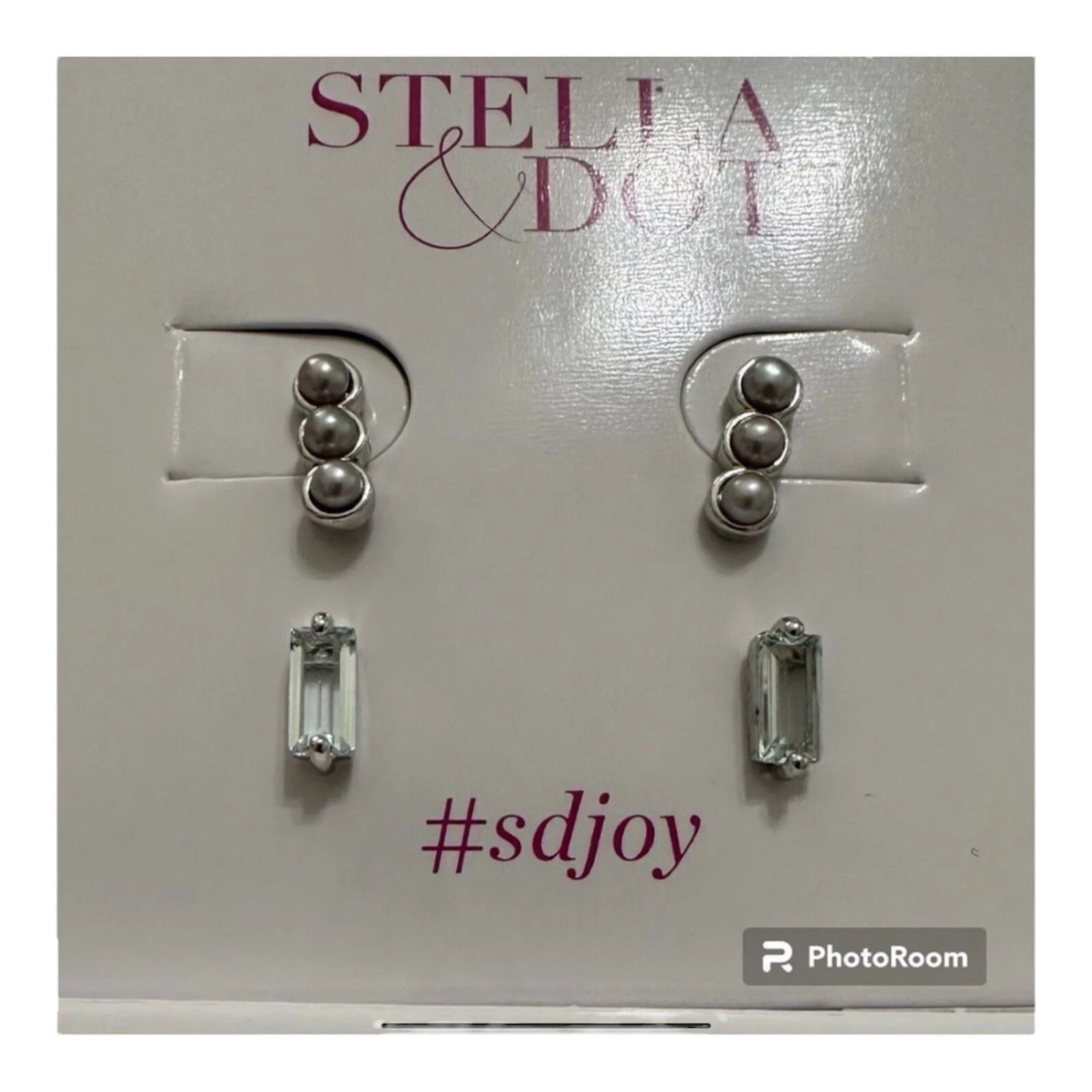 Stella & Dot Madison Stud Set Earrings