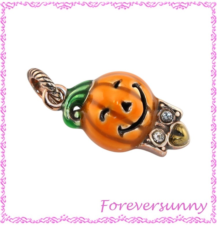 Brighton Halloween Jack O Lanturn Pumpkin Charm