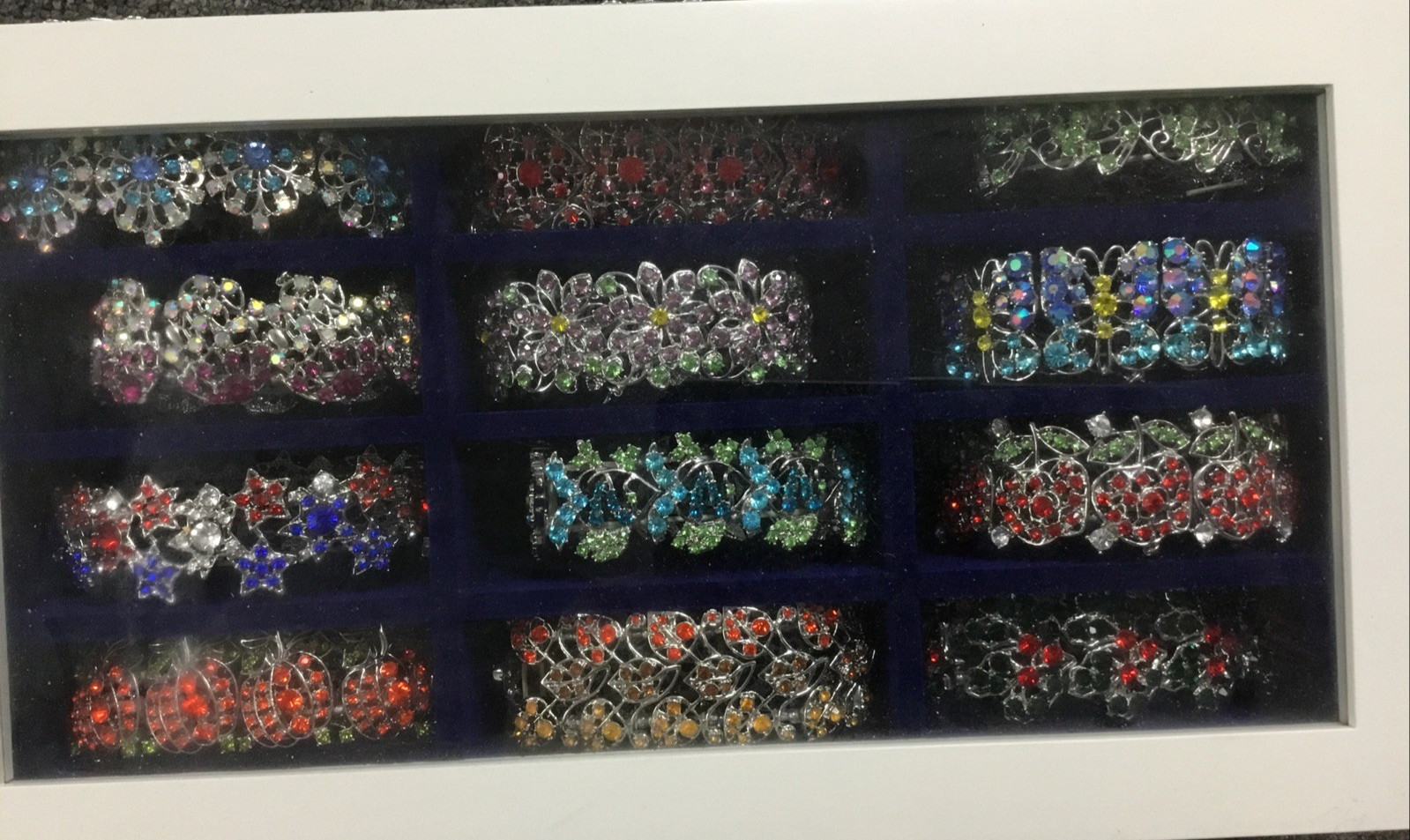 Willabee and Ward Sparkling Seasons Crystal Bracelets with Display Case
