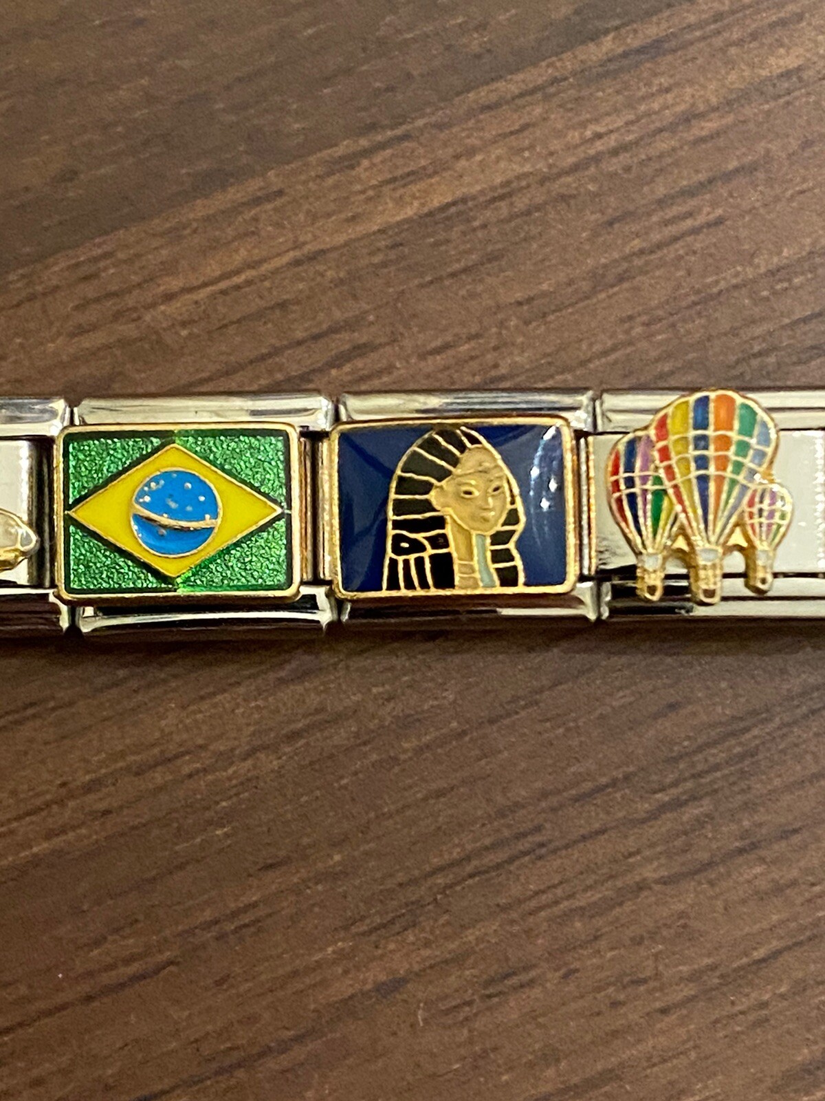 20 Charm Travel/ Passport/ Airplane *Completed Bracelet * Italian Charm New