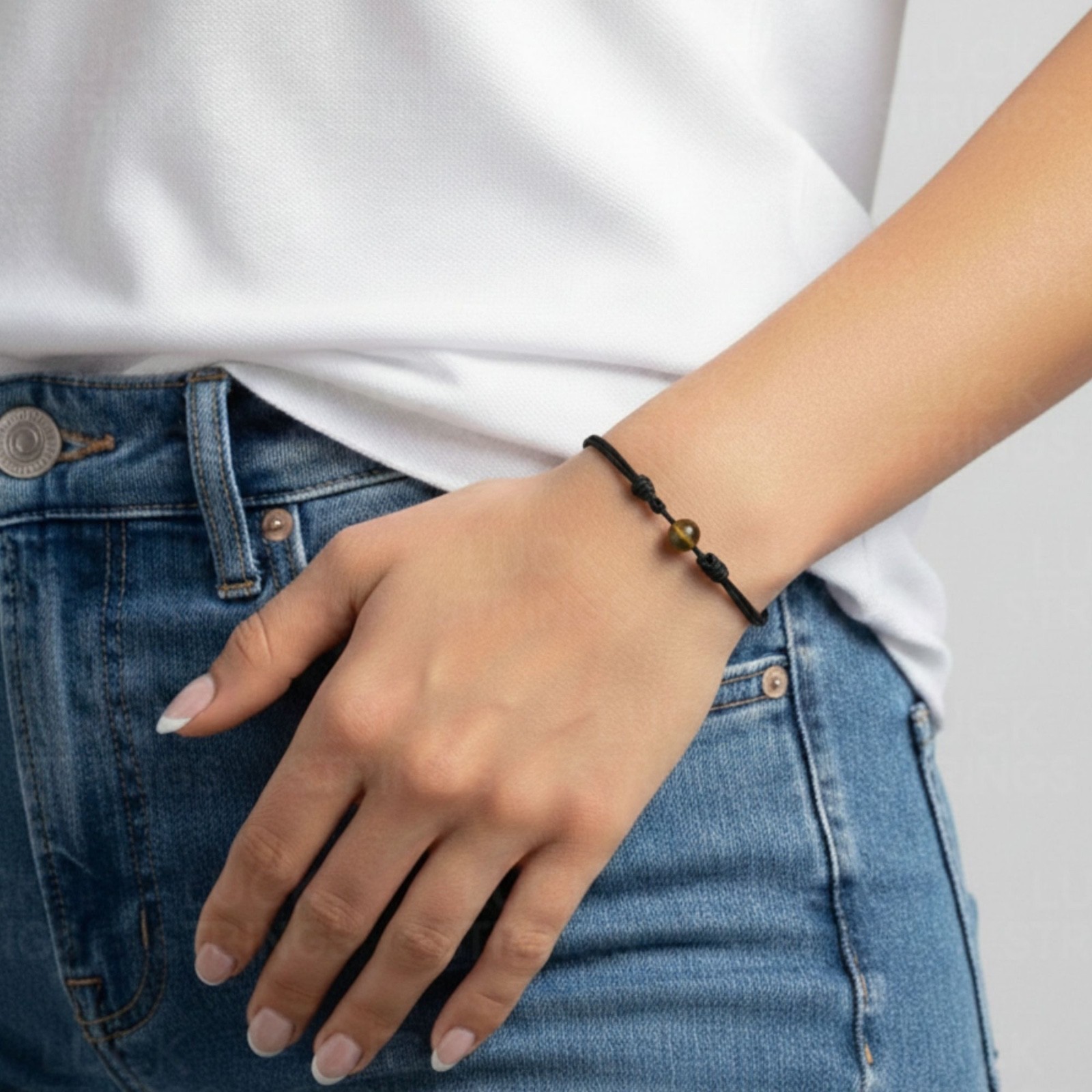 Premium Tiger’s Eye Bracelet – Adjustable, Healing & Protection, Unisex Gift