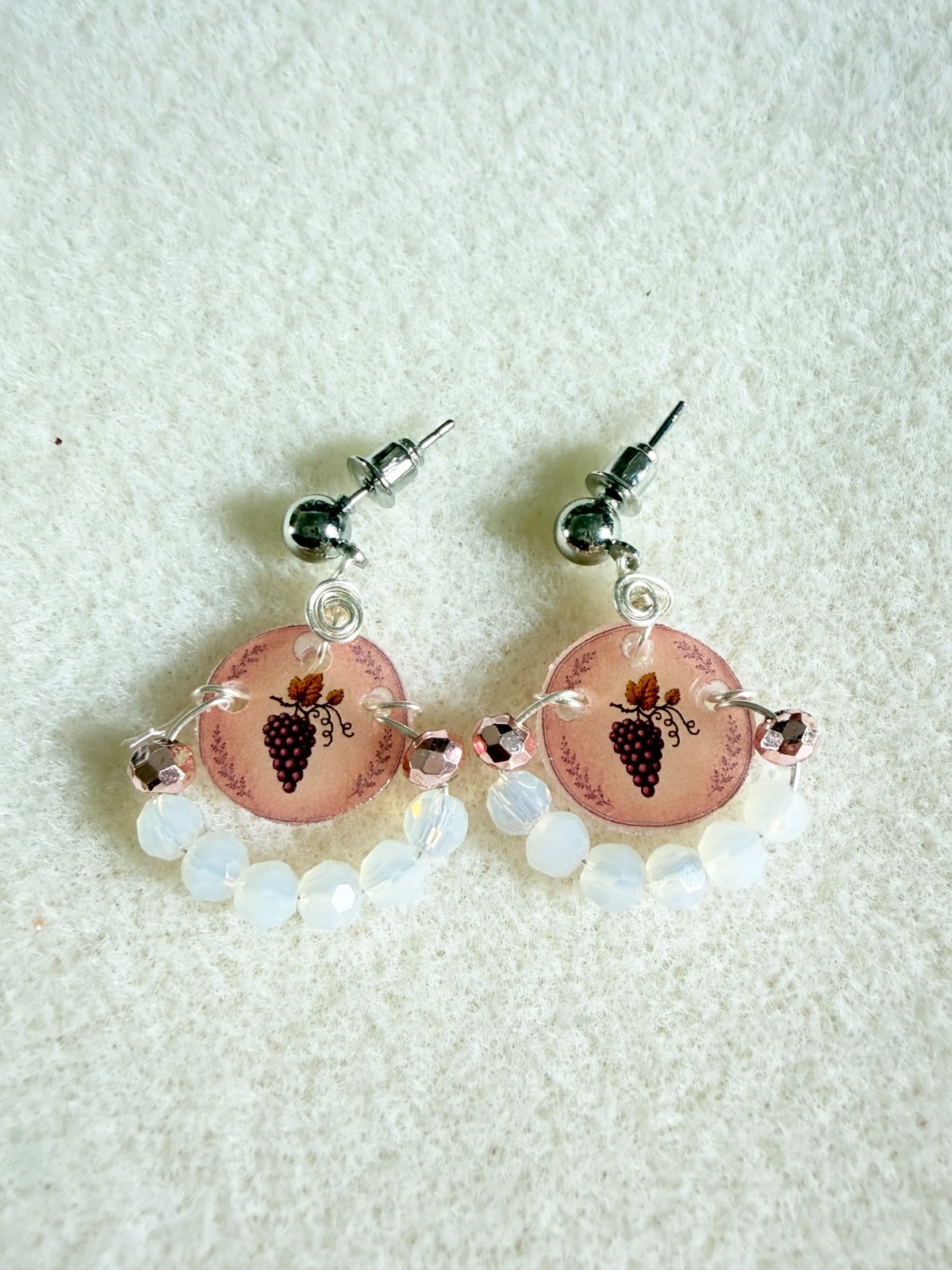 Handmade Christian Botanical Earrings Scripture Faith Gift Nickel Free 7 Designs