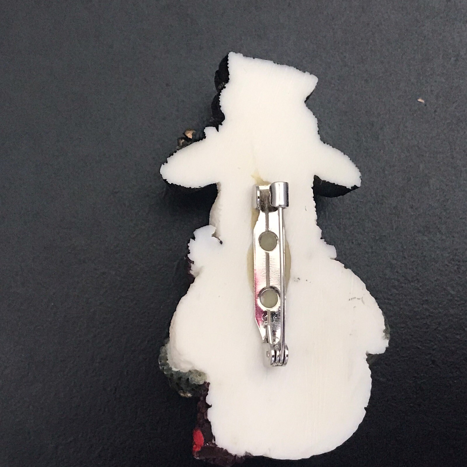 Christopher Radko Rhinestone Angel Pin Brooch & Unbranded Hobo Resin Brooch