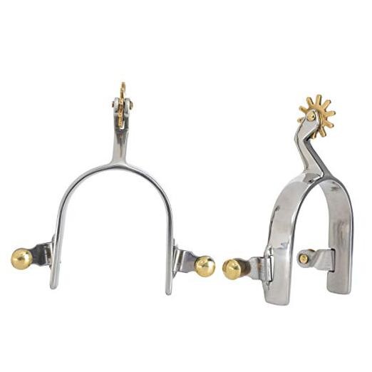 1Pair Horse Spurs for Men Women, Stainless Steel Boot Spurs, Not Rust Spurs