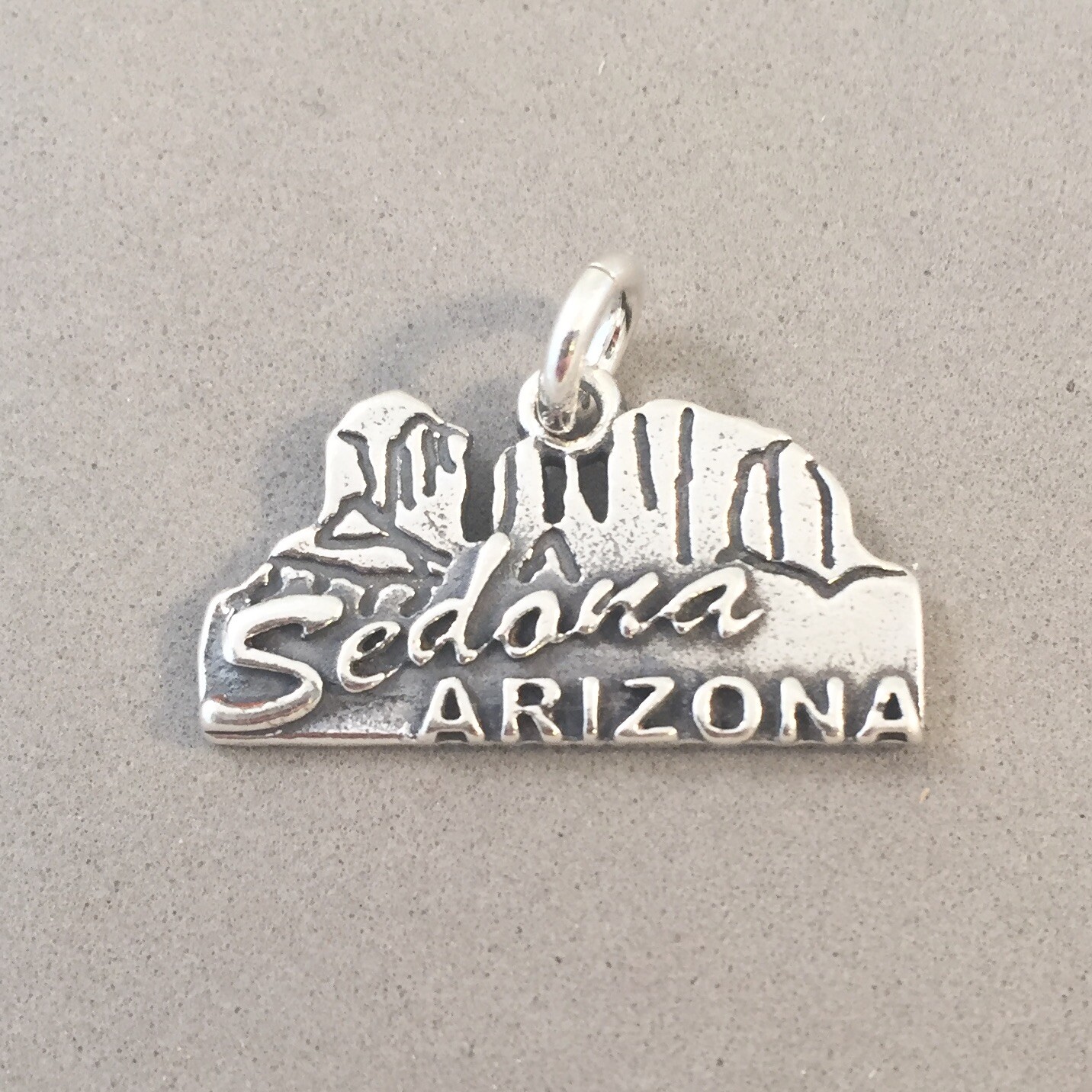 .925 Sterling Silver SEDONA CHARM Arizona Red Rock Country NEW 925 TW03