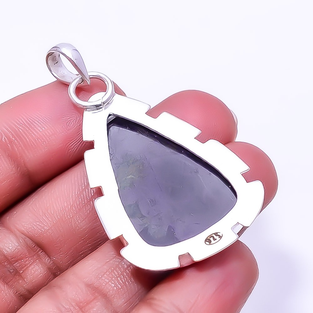 Hypersthene – Canada Designer Handmade 925 Sterling Silver Pendant 1.95″ P439642