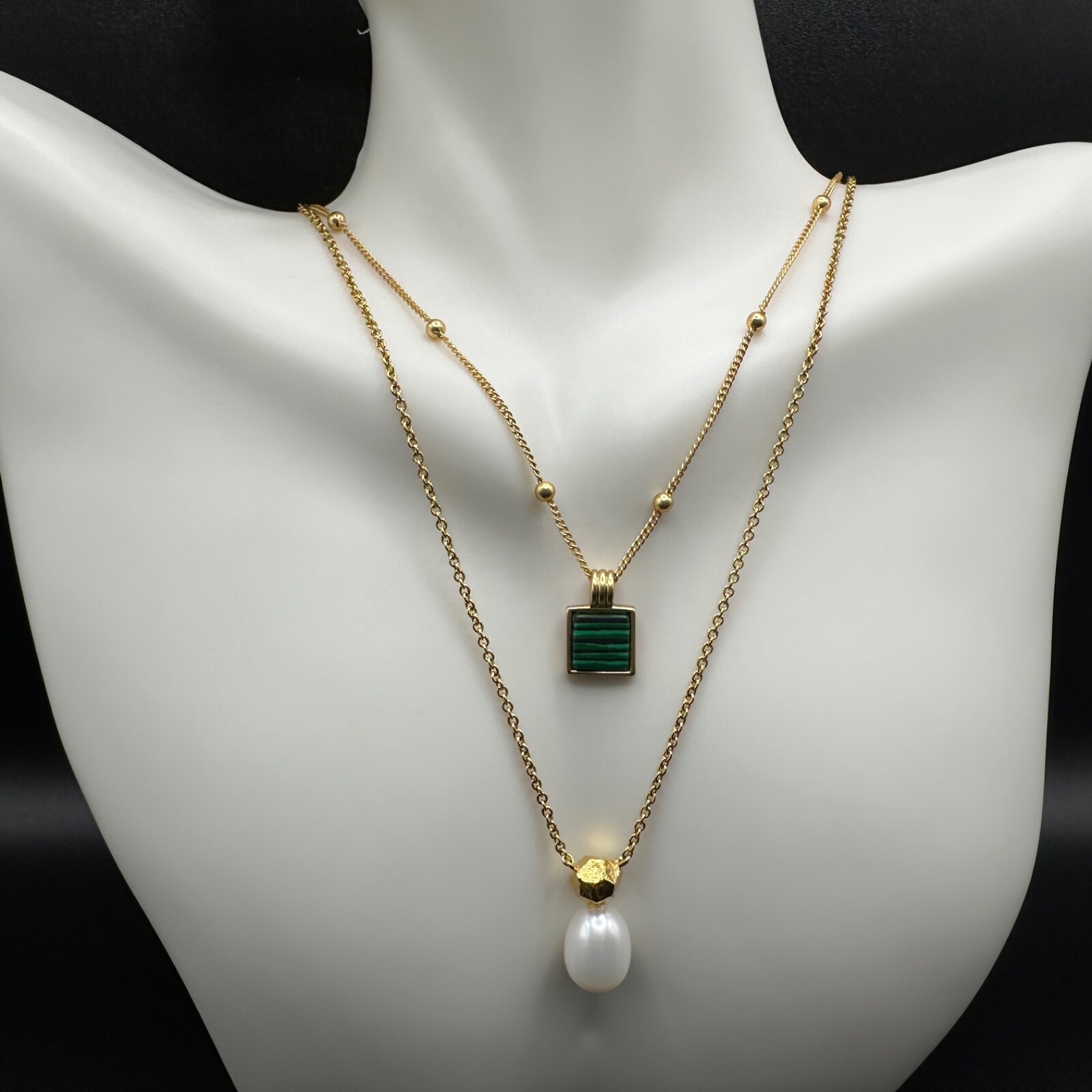Baroque Charm Pearl Gold-tone Necklace | Giftable, New | Saint Agnes Accesories